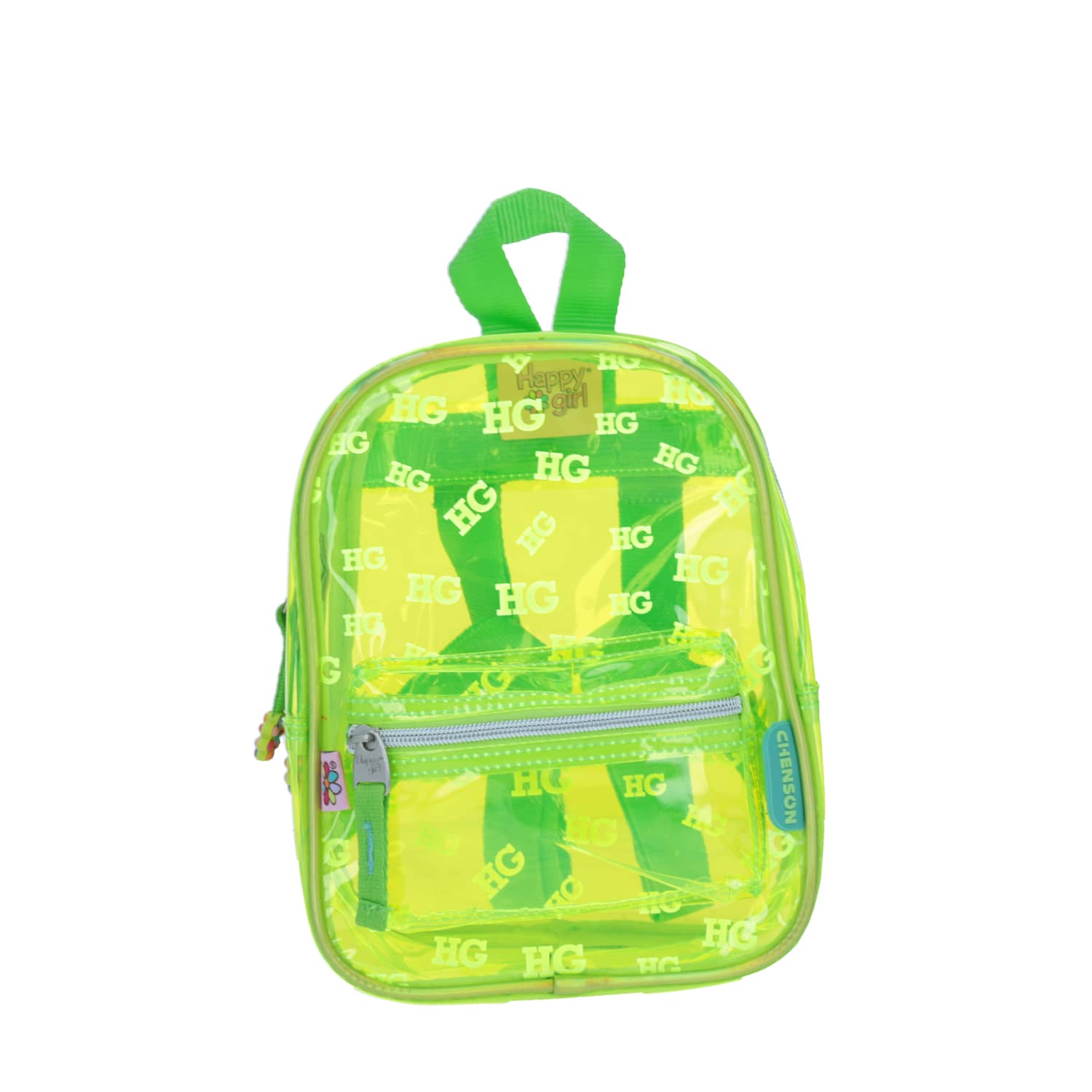 Mochila kinder Happy Girl verde 18cm - Durable y segura, modelo HG64350-G