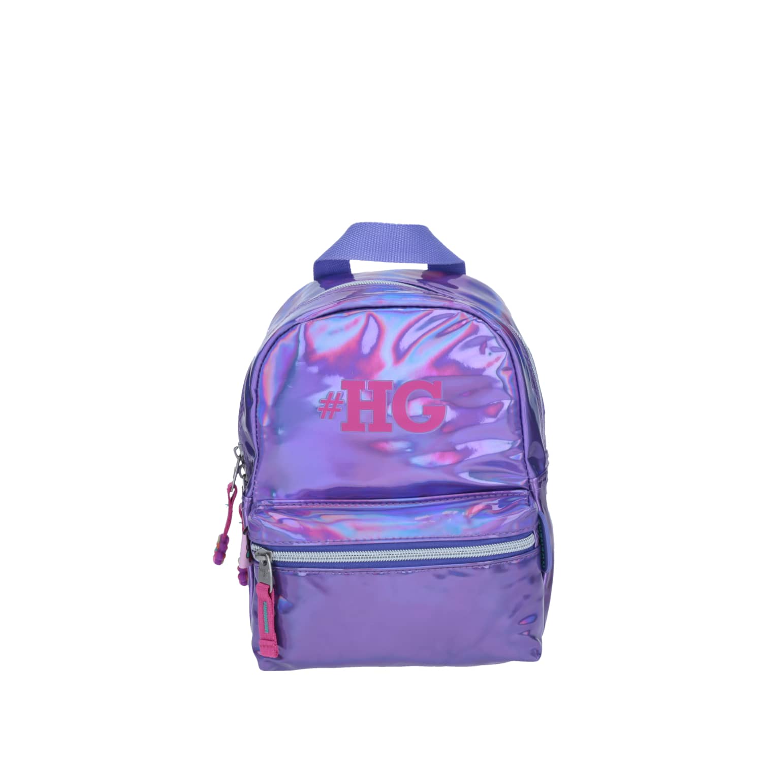 Mochila escolar para niña Happy Girl by Chenson color uva divertida y segura, modelo HG64351-U