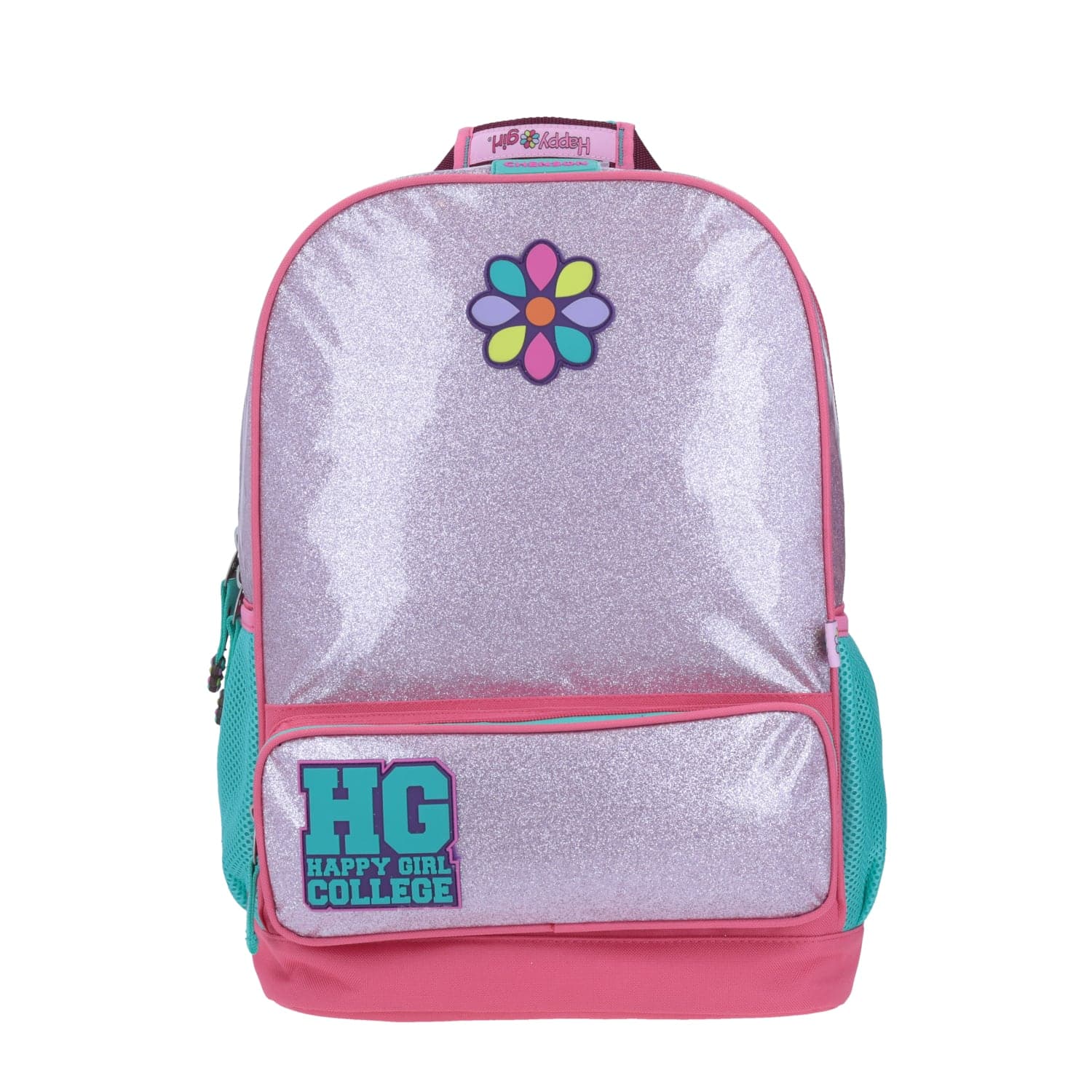 Mochila escolar para niña Happy Girl Rosa con compartimento para tablet, modelo HG64561-P