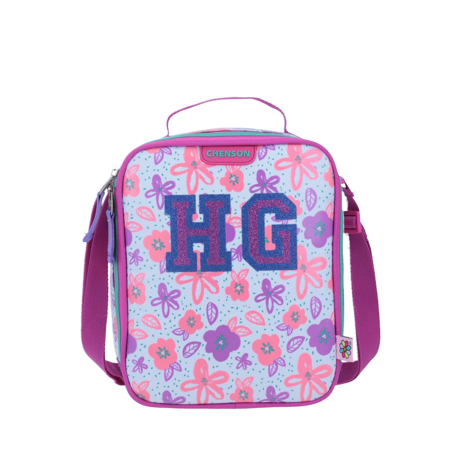 Lonchera Escolar Happy Girl Blanco Forro Térmico Niña, modelo HG64870-W