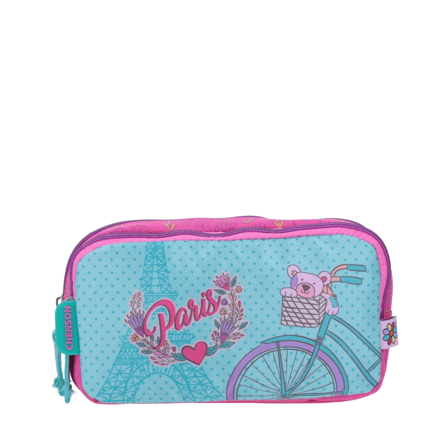 Lapicera Happy Girl Chenson Rosa Escolar Resistente, modelo HG65059-P