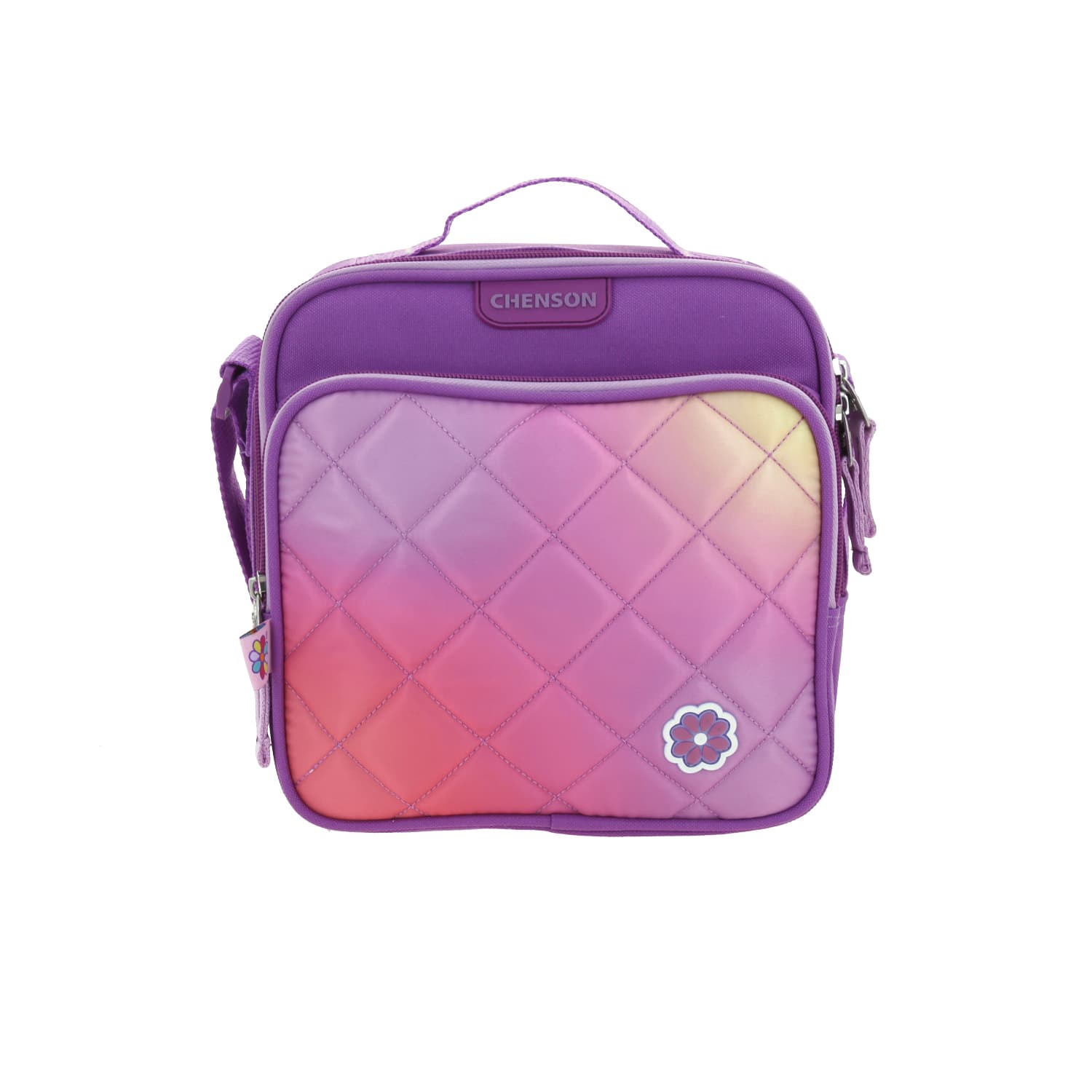Lonchera escolar térmica Happy Girl uva para niña - Diversión y durabilidad, modelo HG65906-U