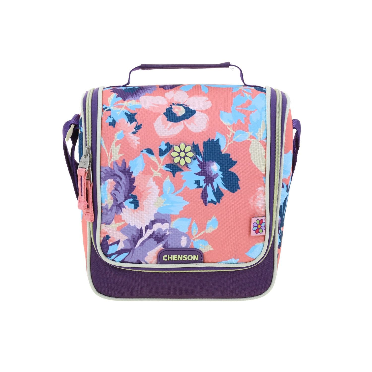 Lonchera escolar térmica Happy Girl Rosa con compartimento amplio, modelo HG66038-P