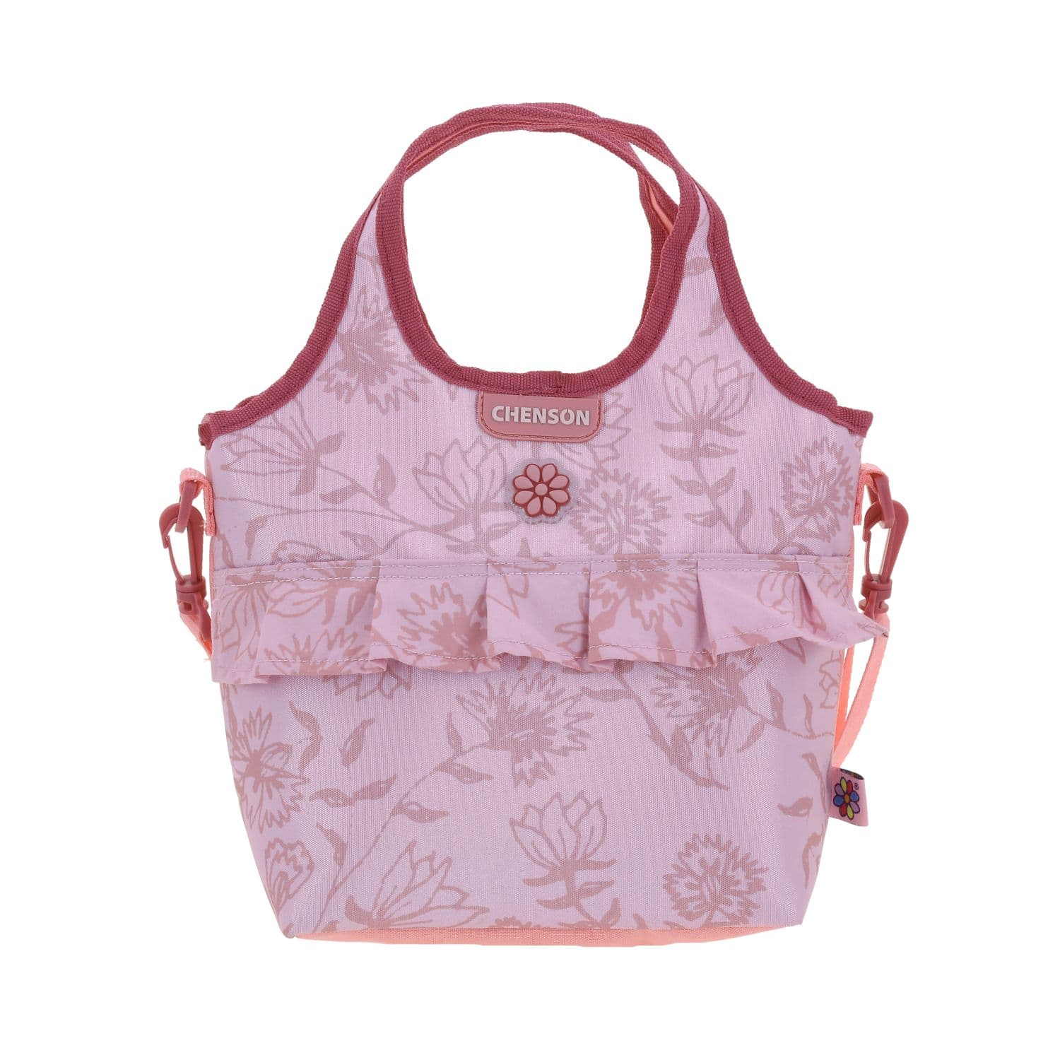 Lonchera Escolar Térmica Happy Girl Rosa para Niña - Diversión y Durabilidad, modelo HG66363-P