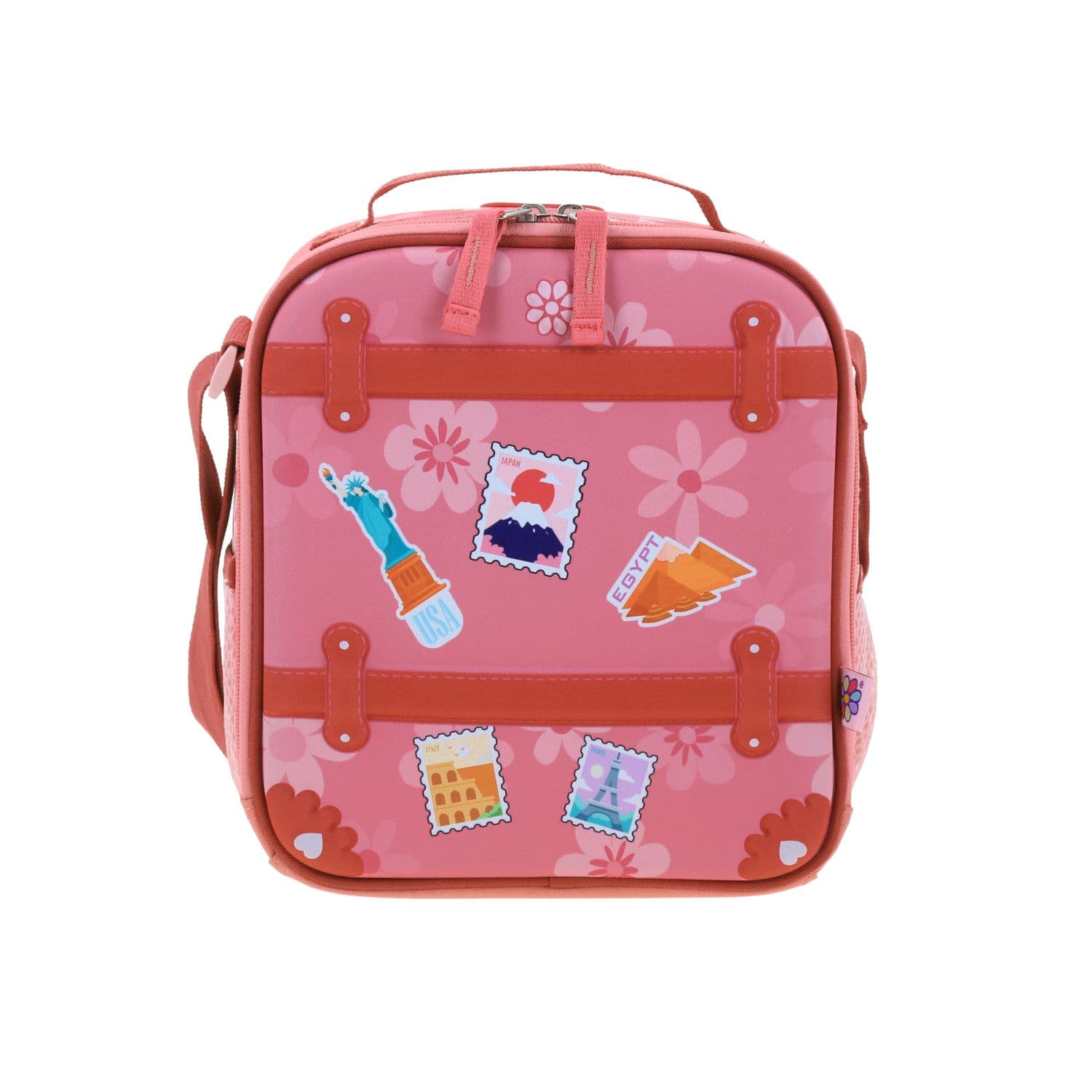 Lonchera escolar Happy Girl by Chenson Rosa Térmica para Niñas, modelo HG66460-P