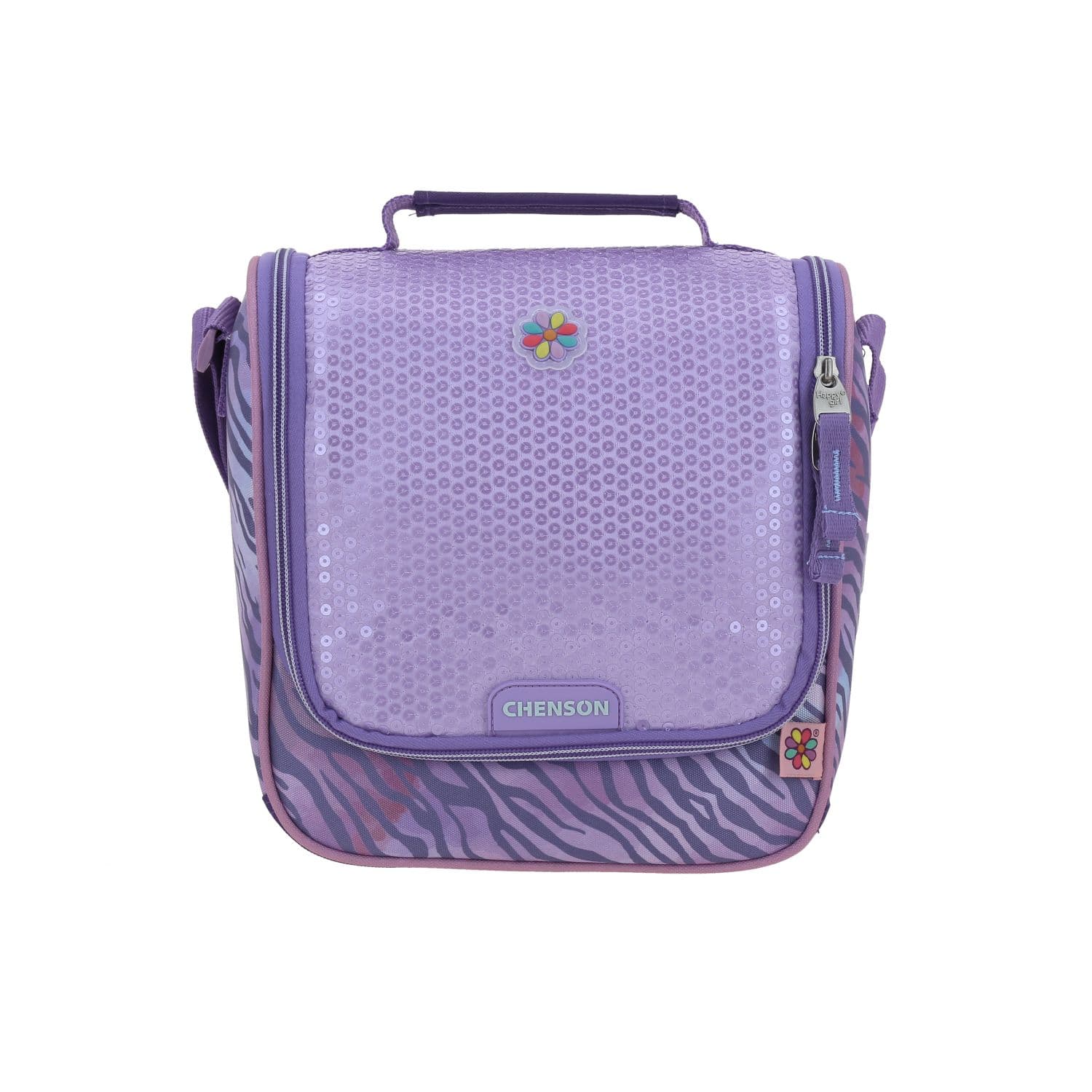 Lonchera escolar térmica Happy Girl uva | Divertida y duradera, modelo HG66463-U