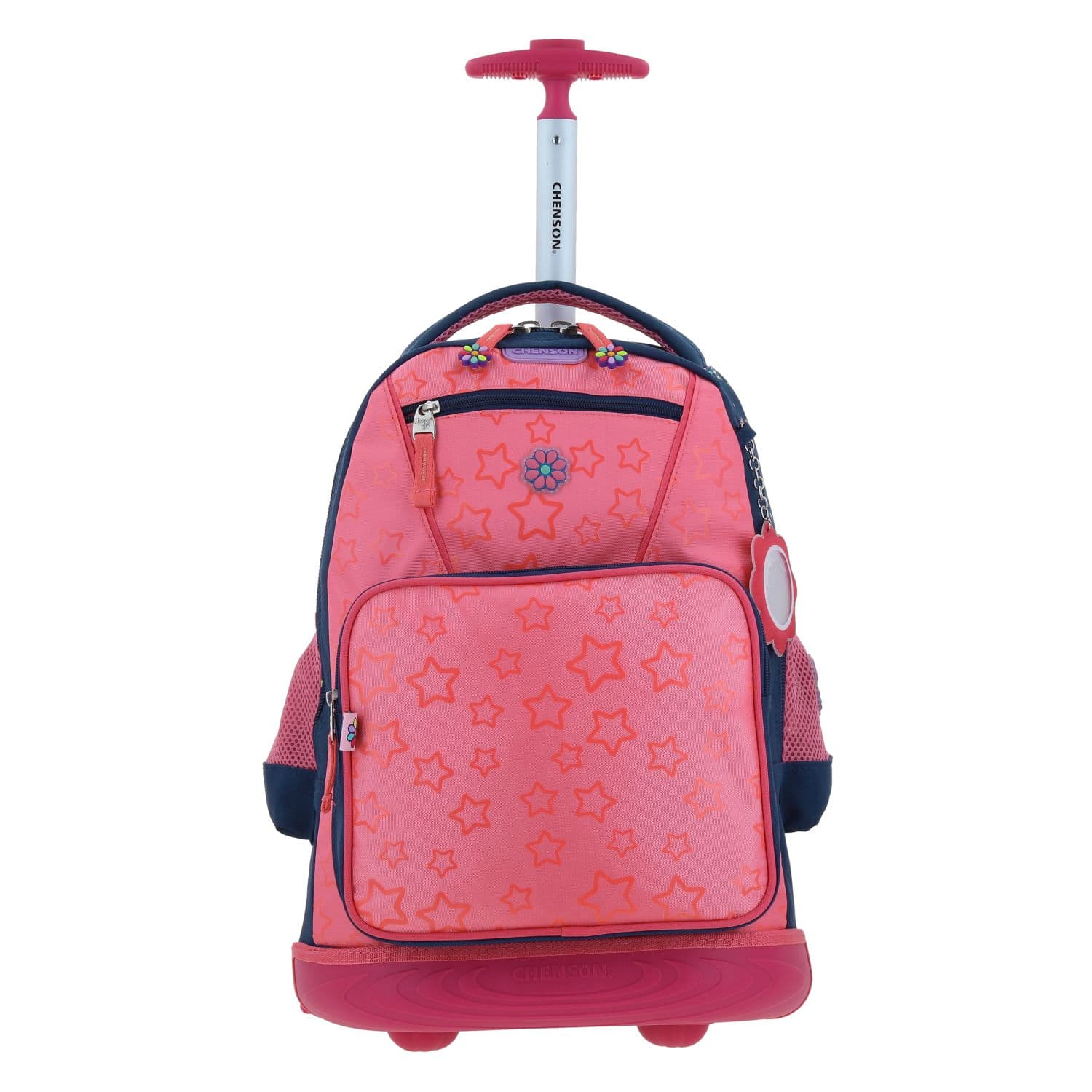Mochila con Ruedas Happy Girl Azul para Niña - Diversión y Durabilidad, modelo HG66502-9