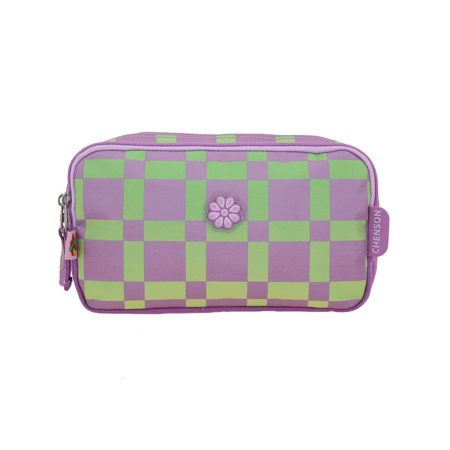 Lapicera escolar para niña Happy Girl uva con doble compartimento, modelo HG66518-U