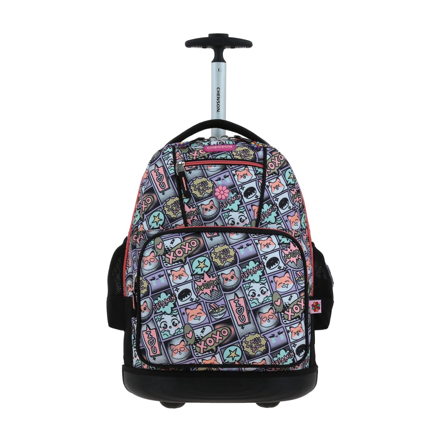Mochila con Ruedas Happy Girl Uva para Niña | Diversión y Durabilidad, modelo HG66535-U