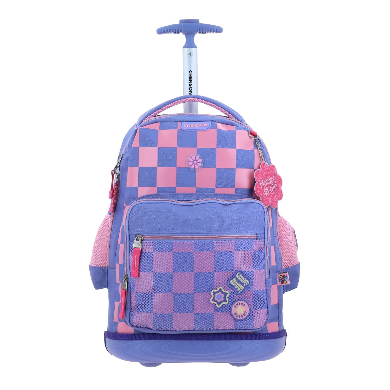 Mochila con Ruedas Happy Girl Uva para Niña - Diversión y Durabilidad, modelo HG70238-U