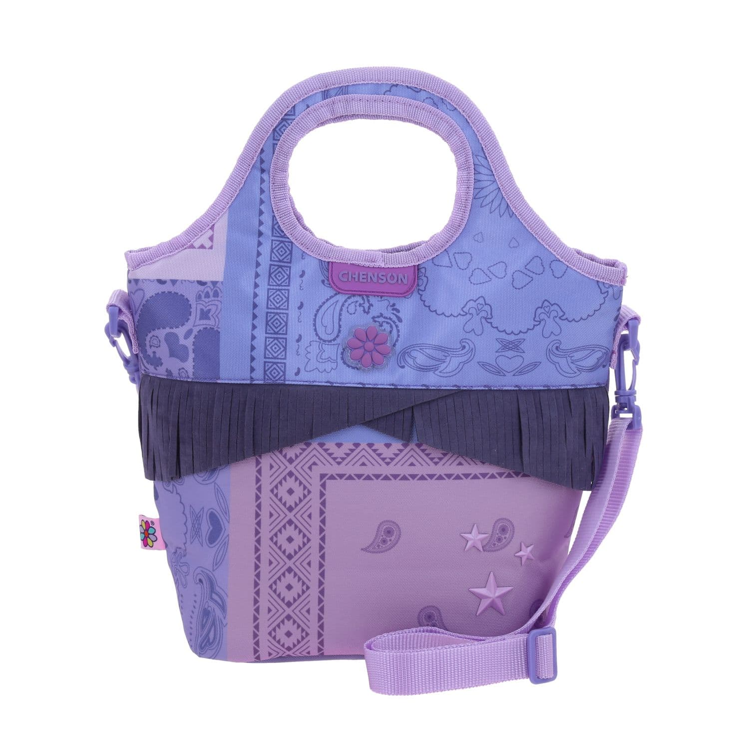 Lonchera escolar para niña Happy Girl uva - Térmica y divertida, modelo HG70253-U