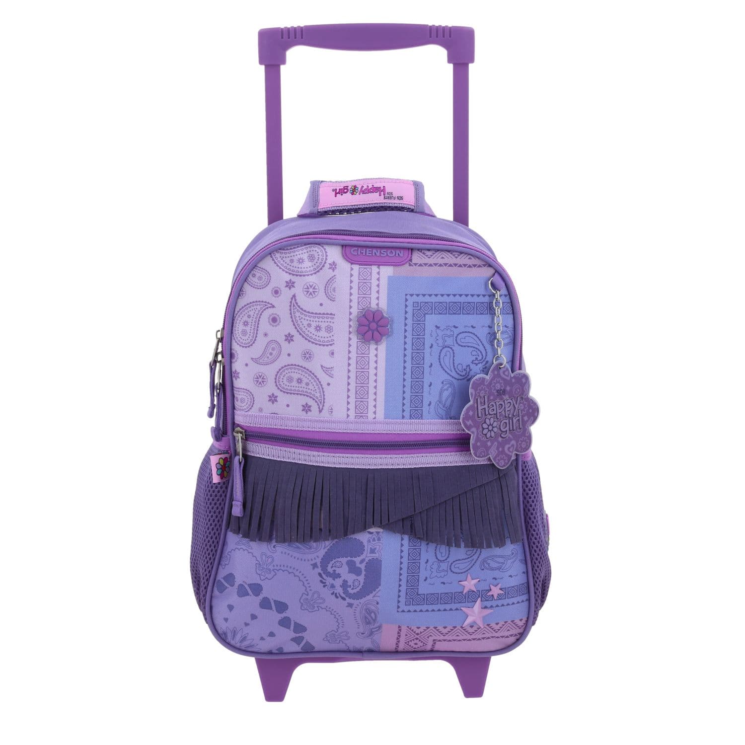 Mochila con Ruedas Happy Girl Uva para Niña - Diversión y Durabilidad, modelo HG70255-U