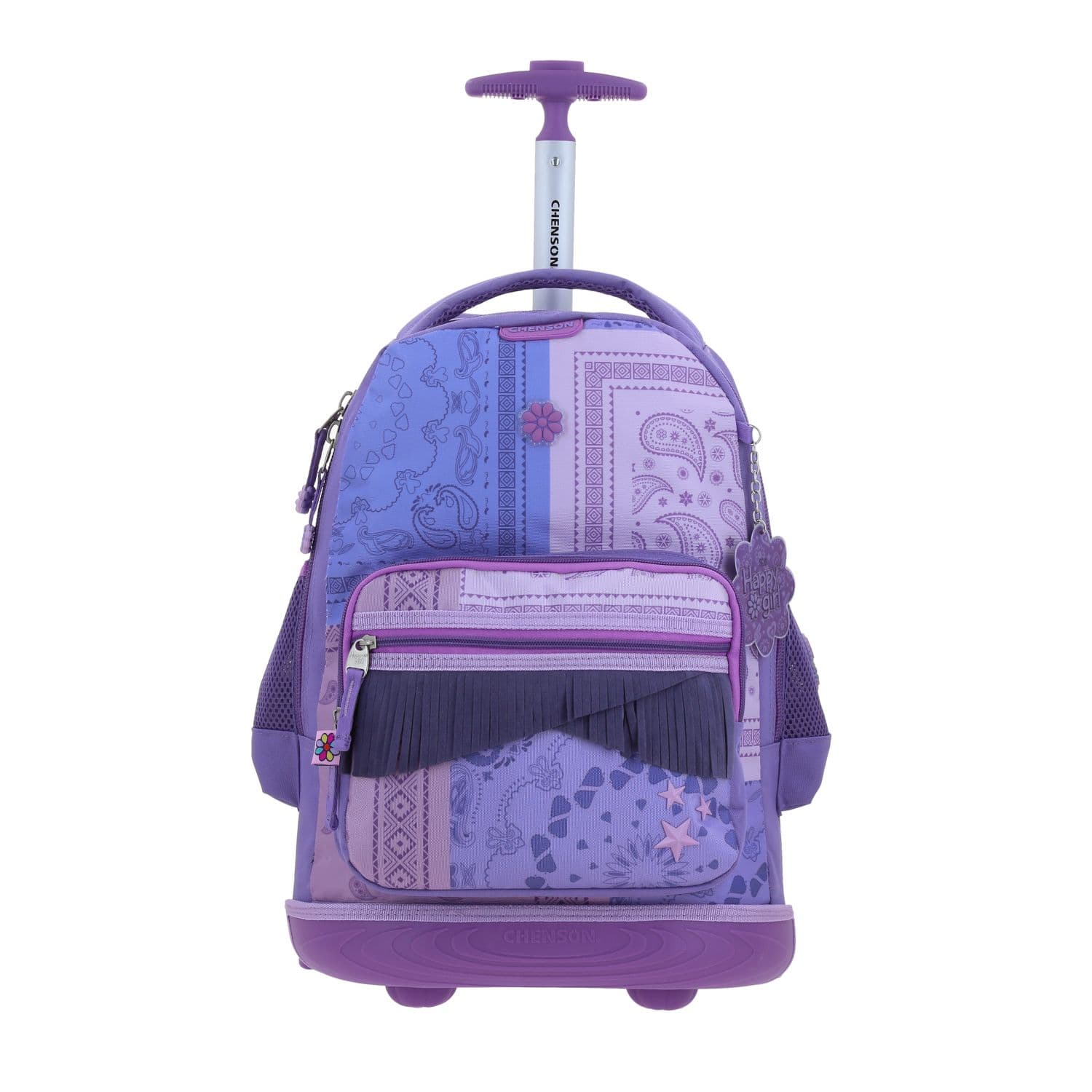Mochila con Ruedas Happy Girl Uva para Niña - Diversión y Durabilidad, modelo HG70256-U