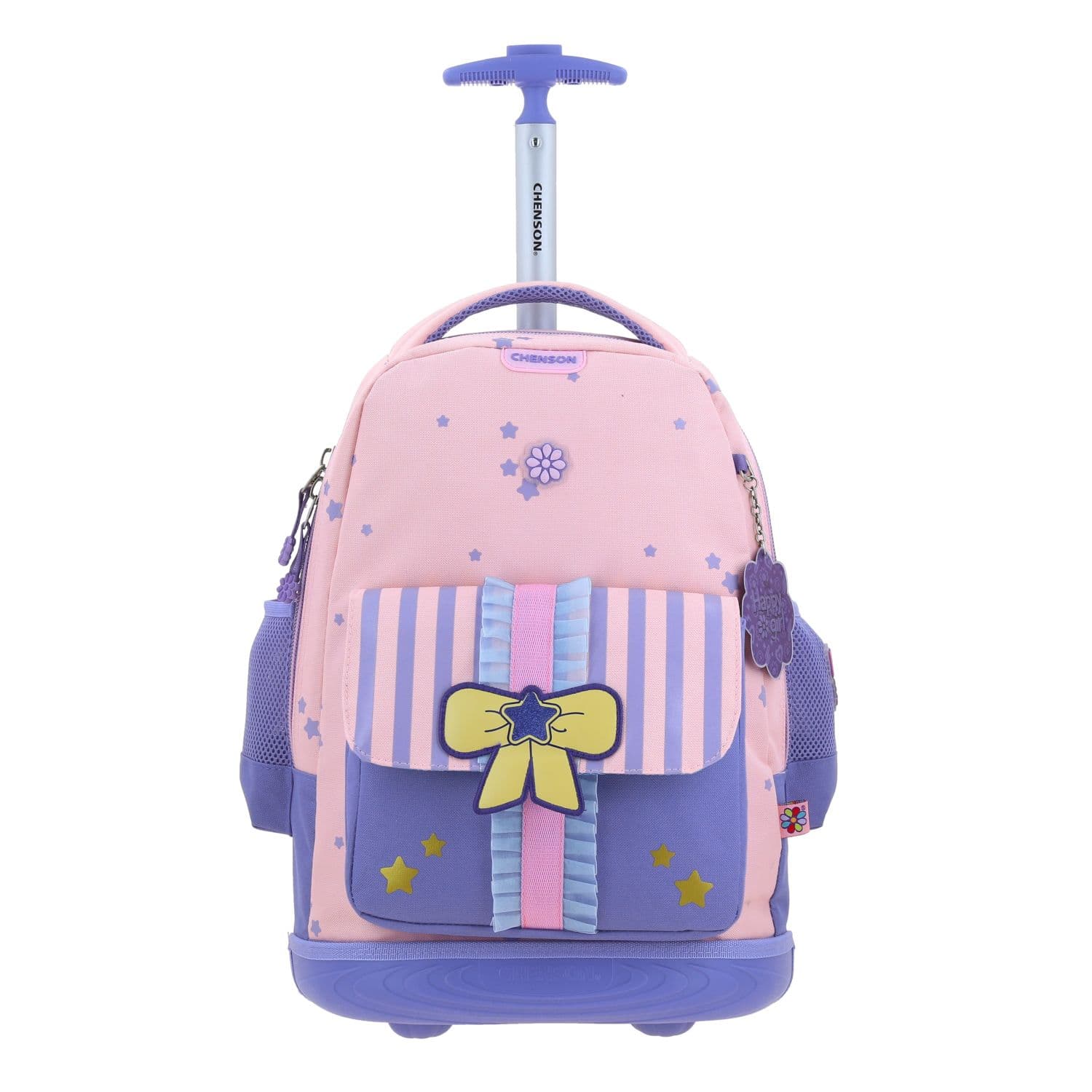 Mochila con Ruedas Happy Girl Rosa para Niña | Diversión y Durabilidad, modelo HG70391-P