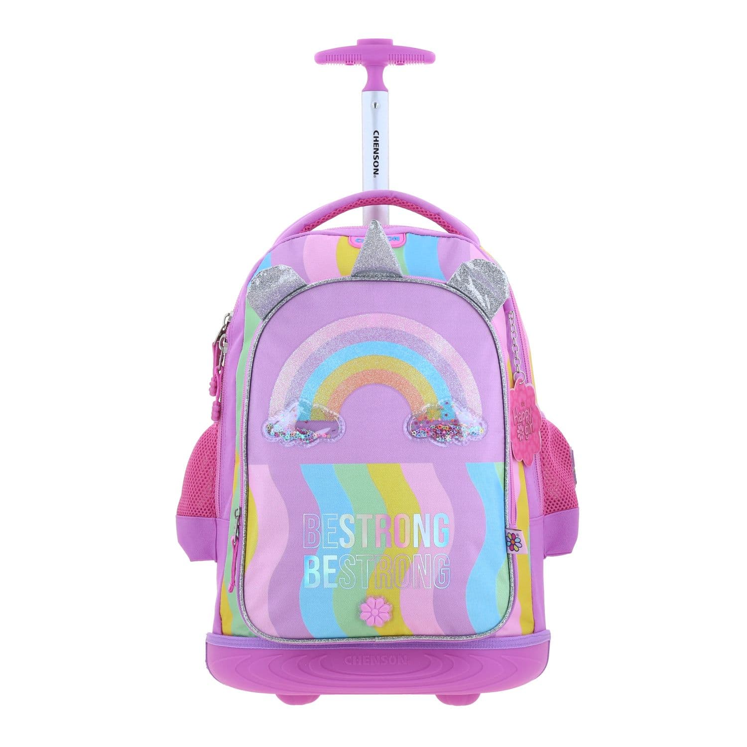 Mochila con Ruedas Happy Girl Multicolor para Niña - Diversión y Durabilidad, modelo HG70407-C