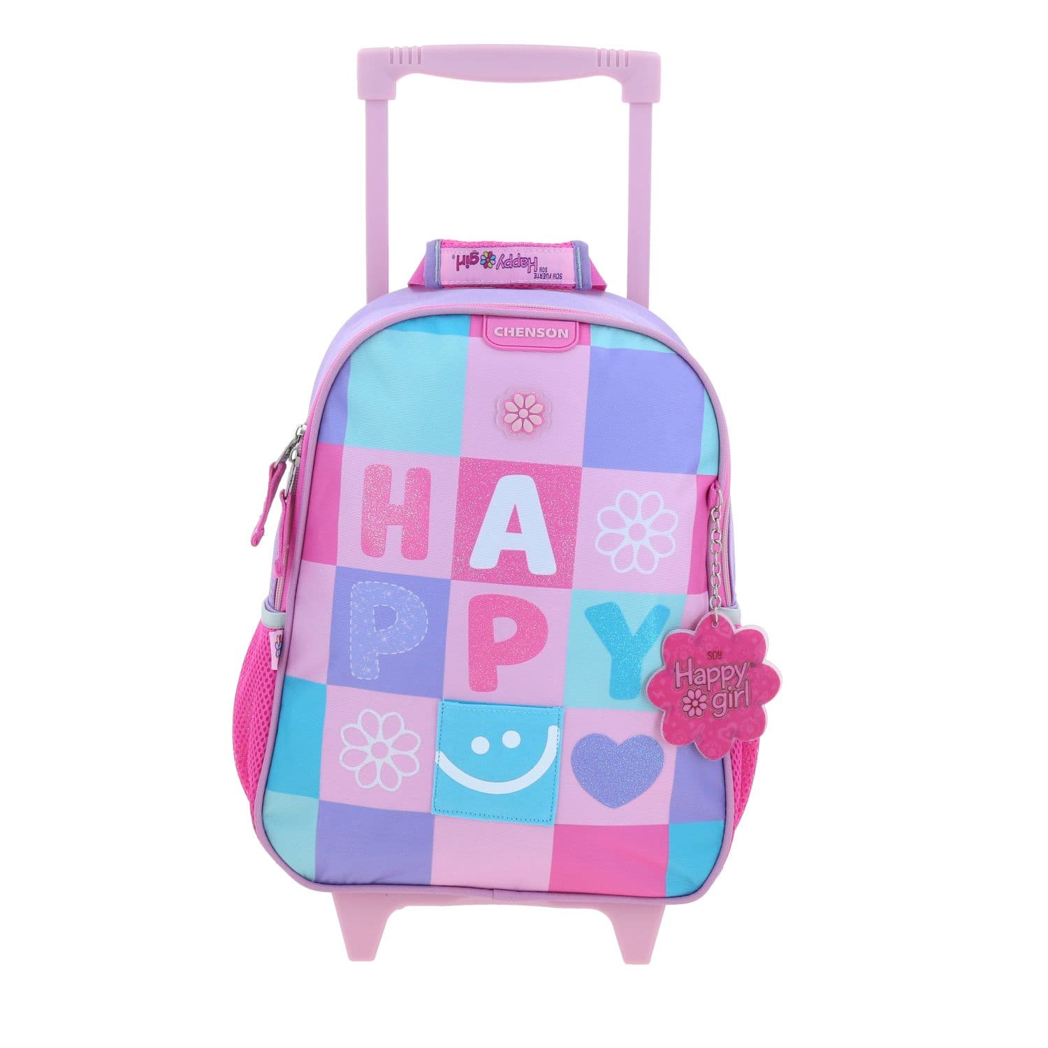 Mochila con Ruedas Happy Girl Uva para Niña - Diversión y Durabilidad, modelo HG70411-U
