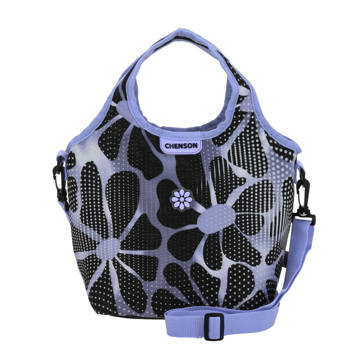 Lonchera escolar térmica Happy Girl negra para niña | Durabilidad y estilo, modelo HG70569-3