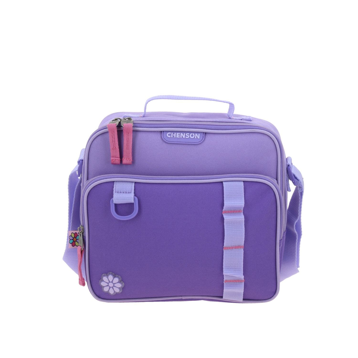 Lonchera Escolar Térmica Happy Girl Violeta - Forro Aislante, modelo HG70591-V
