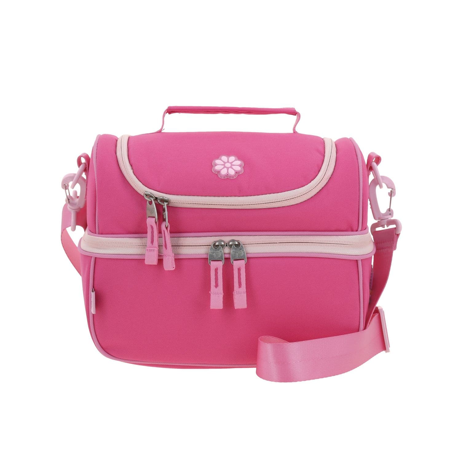 Lonchera escolar Happy Girl by Chenson rosa térmica para niña, modelo HG70738-P