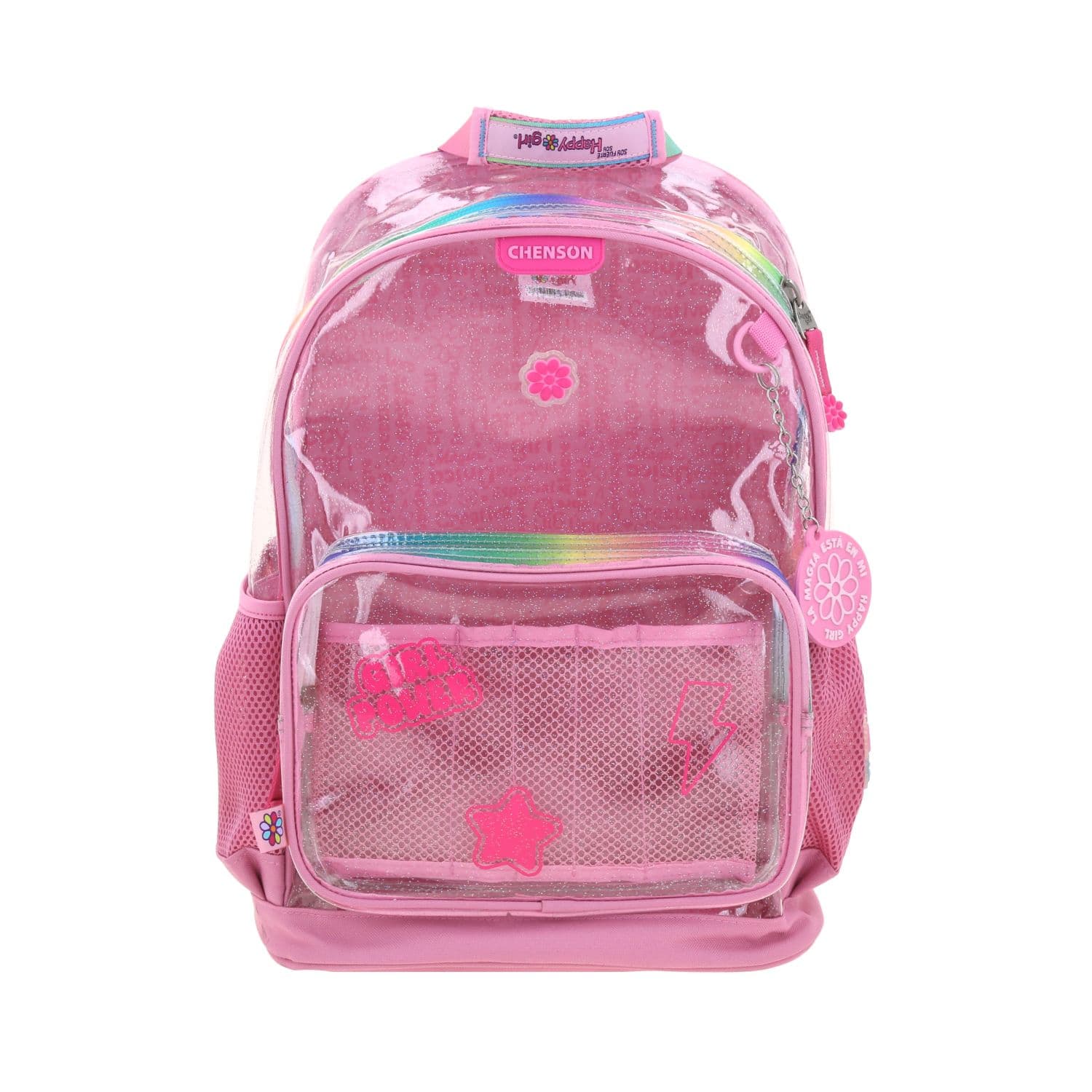 Mochila Escolar Happy Girl Rosa | Chenson Niña Resistente, modelo HG70795-P
