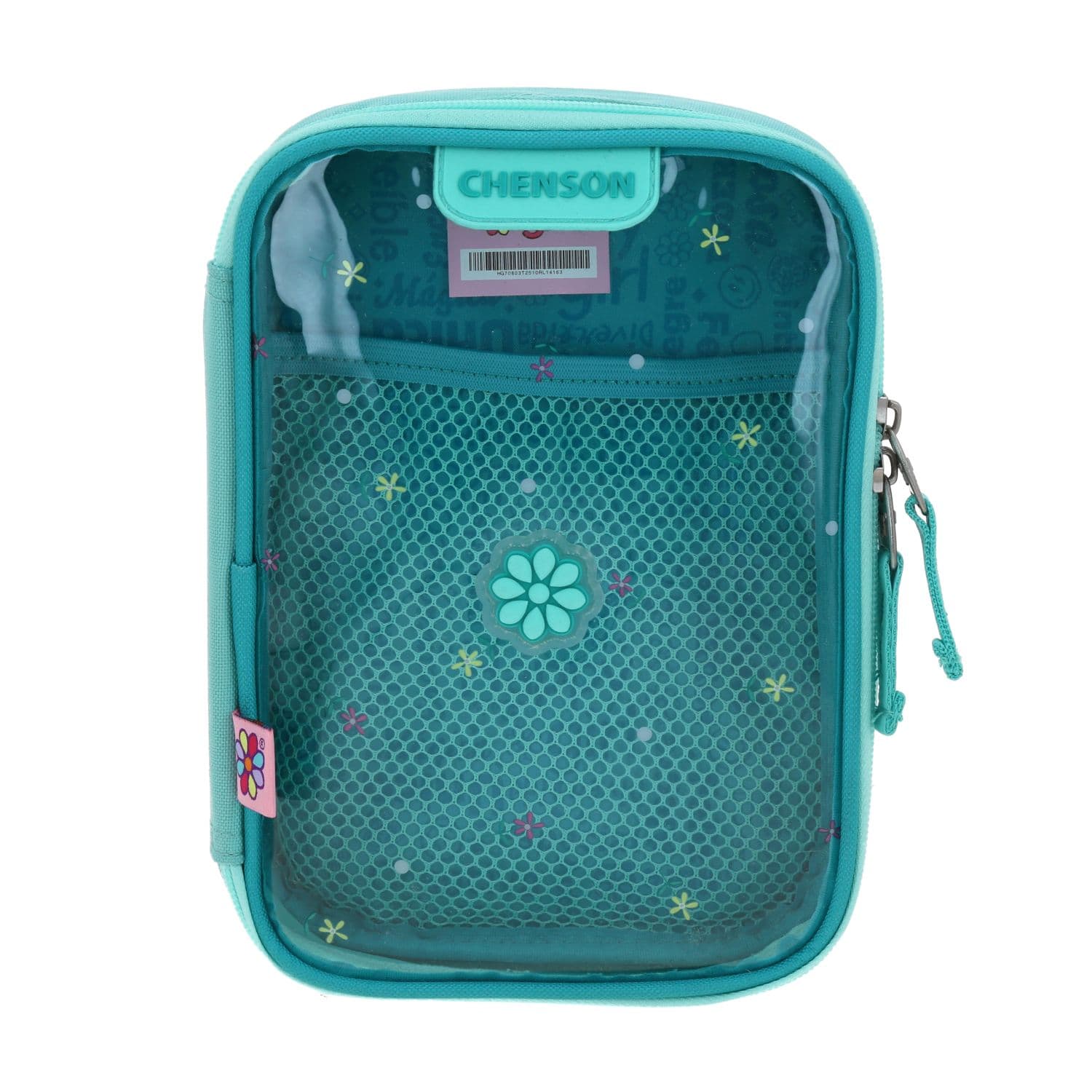 Lapicera Escolar Happy Girl Turquesa | Estuche Infantil Durável, modelo HG70803-T