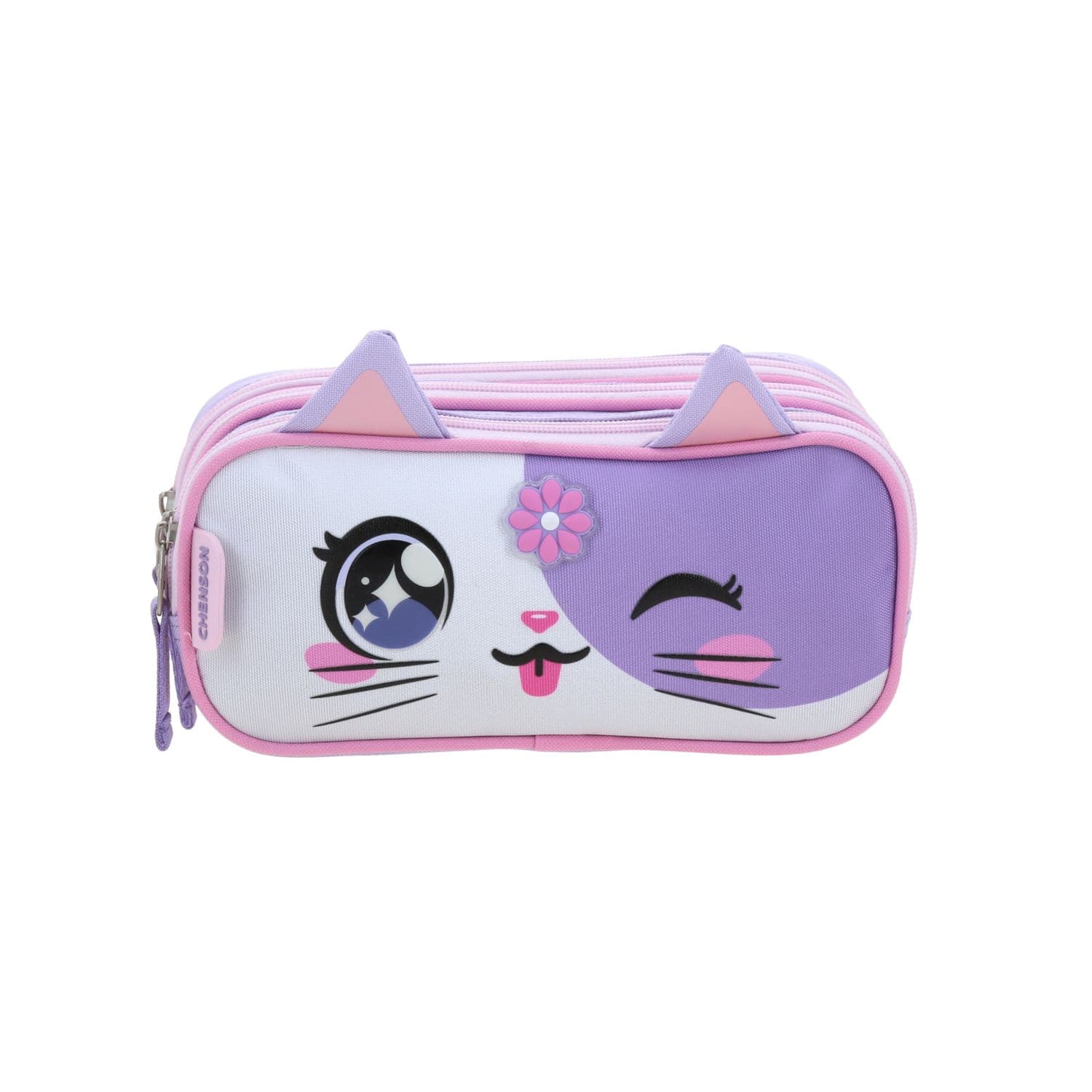 Lapicera Happy Girl Uva 23cm | Estuche Escolar para Niña, modelo HG70808-U