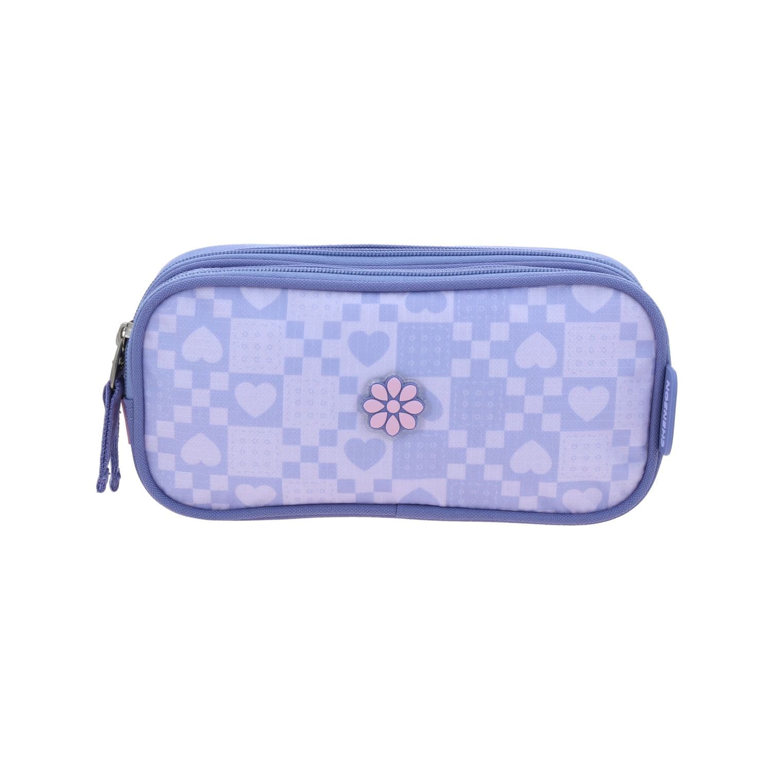 Lapicera Happy Girl Uva 23cm - Estuche Escolar Infantil Resistente, modelo HG70899-U