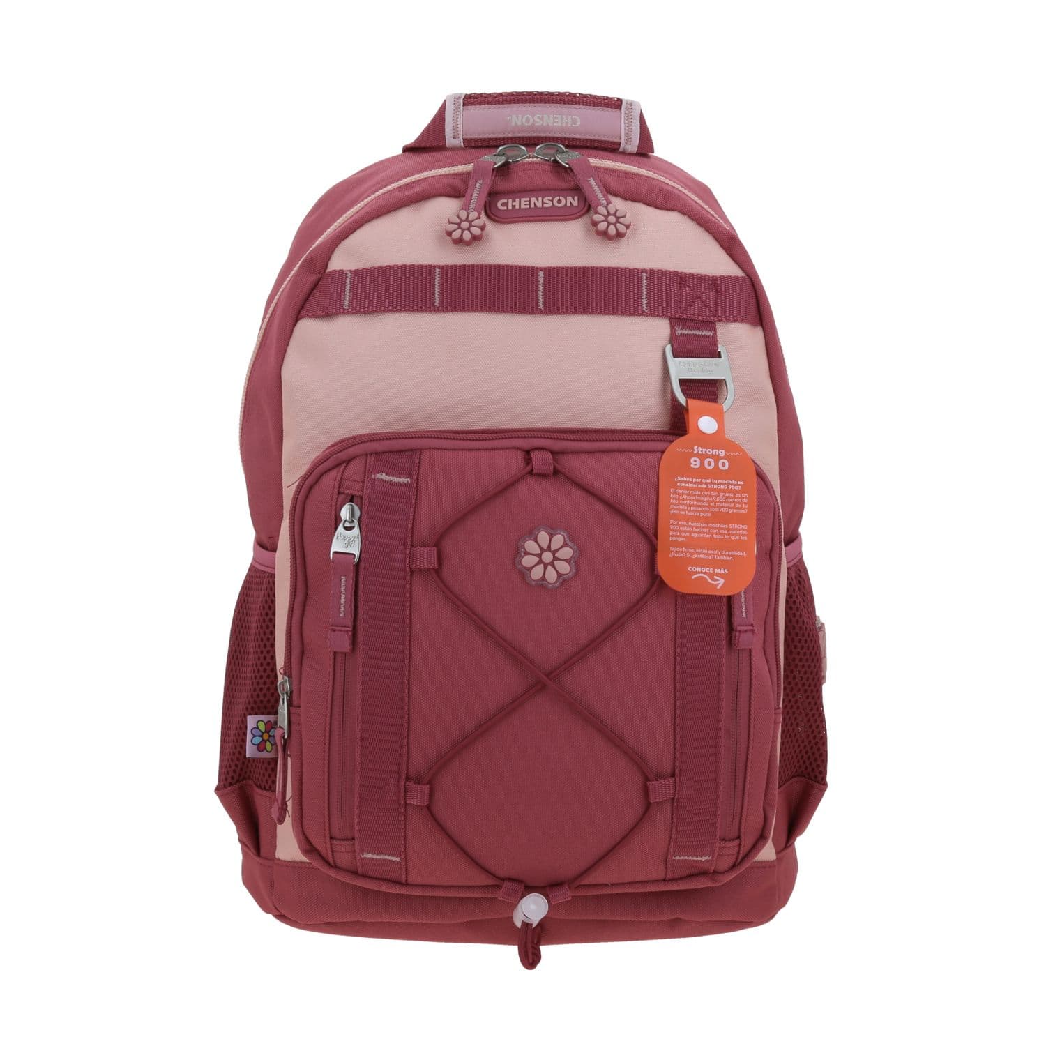 Mochila Escolar Happy Girl Rosa | Backpack Infantil Chenson, modelo HG70908-P