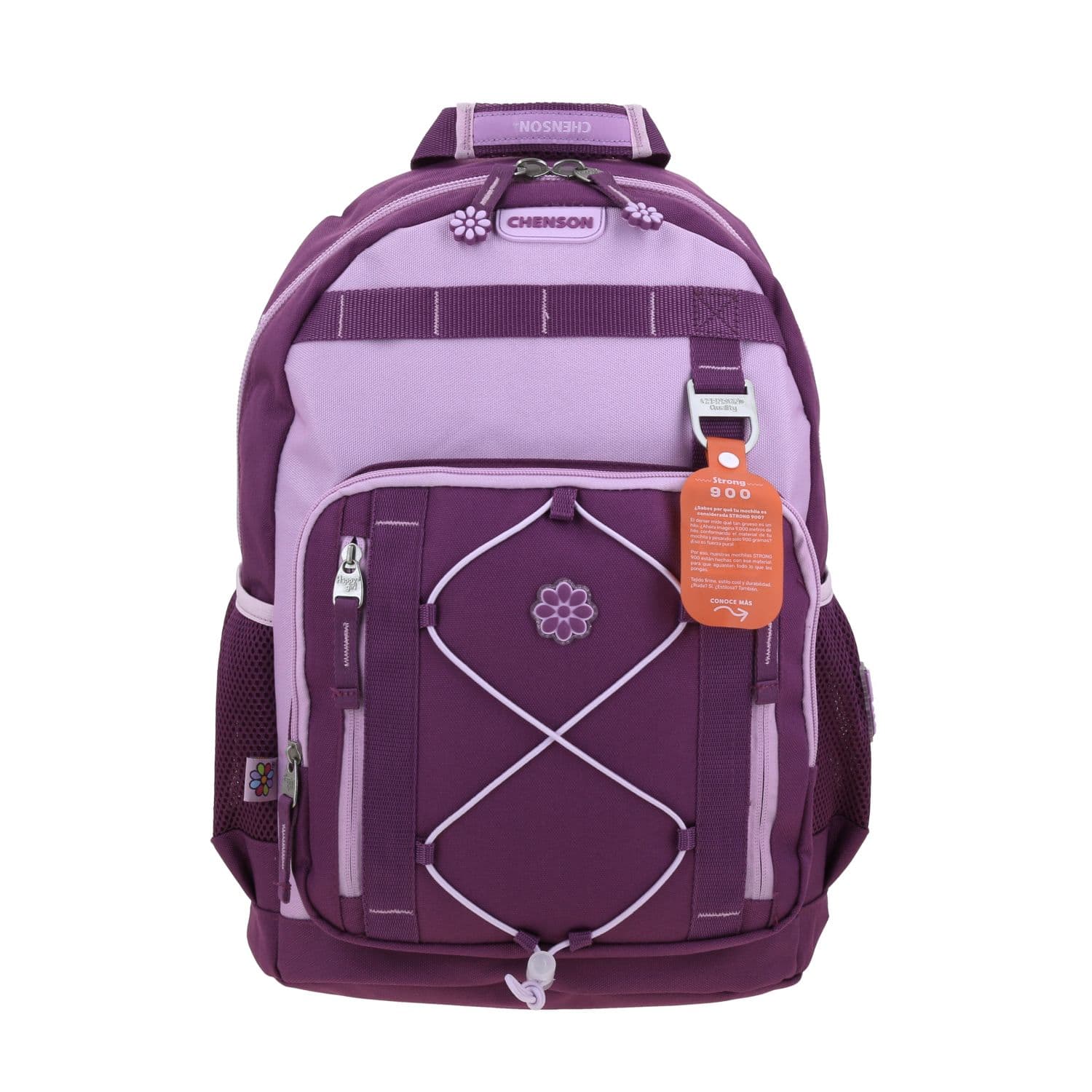 Mochila Escolar Happy Girl Uva | Resistente para Niña, modelo HG70908-U