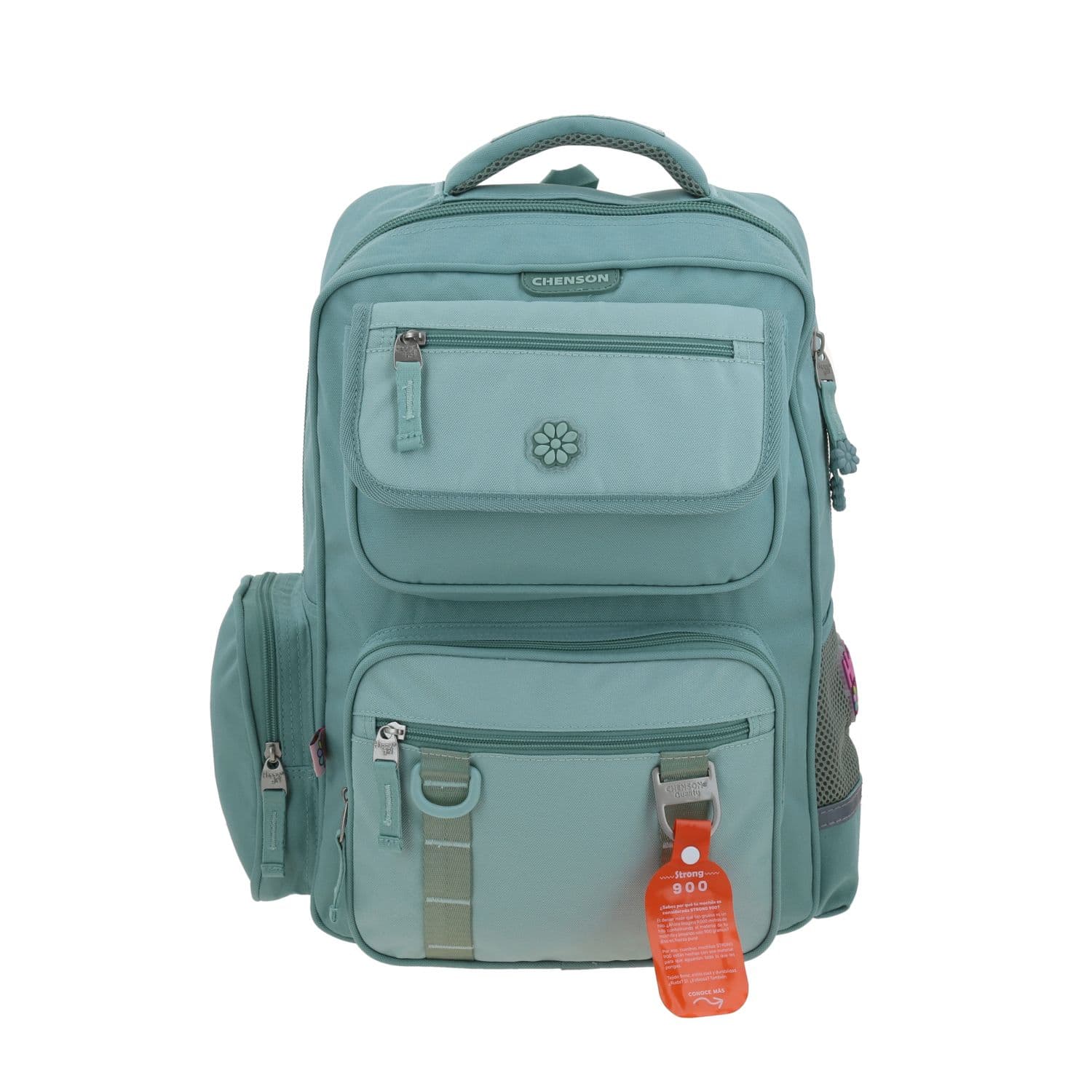 Mochila Escolar Happy Girl Turquesa para Niña | Resistente, modelo HG70914-T