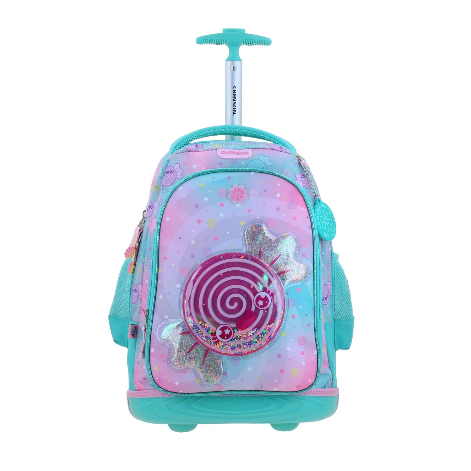 Mochila con Ruedas Happy Girl Turquesa | Escolar Infantil, modelo HG70994-T