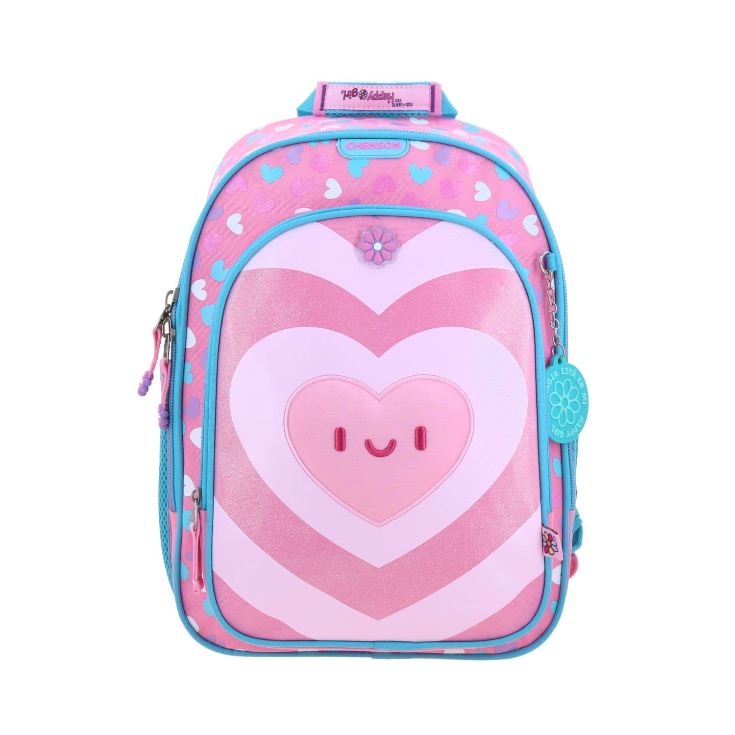 Mochila Escolar Happy Girl Rosa | Chenson Resistente, modelo HG71032-P