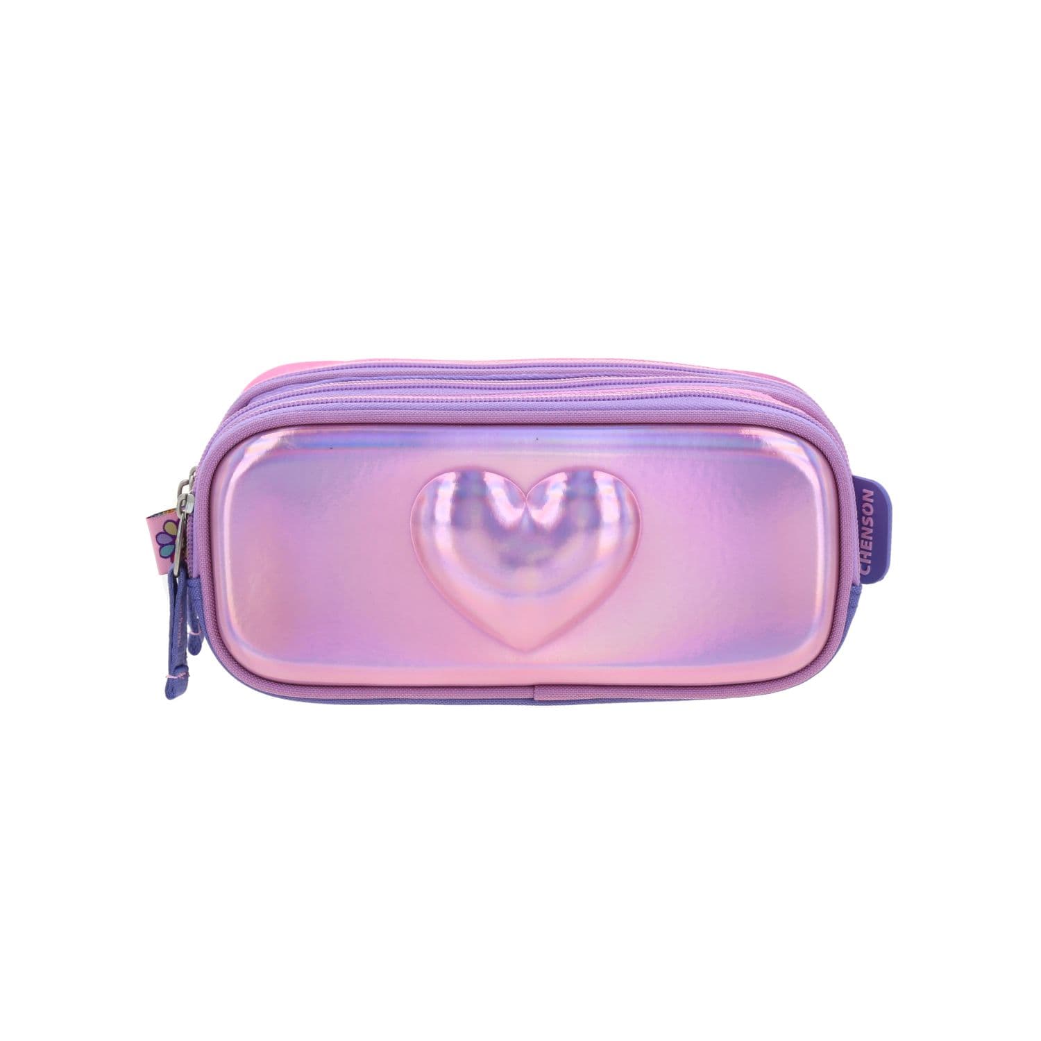 Lapicera Happy Girl Uva 23cm Estuche Escolar Infantil, modelo HG71040-U
