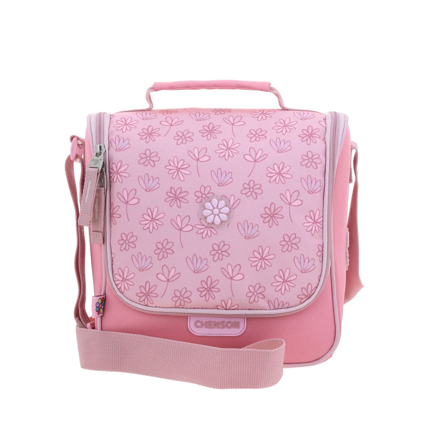 Lonchera Escolar Rosa Happy Girl by Chenson | Térmica, modelo HG71205-P