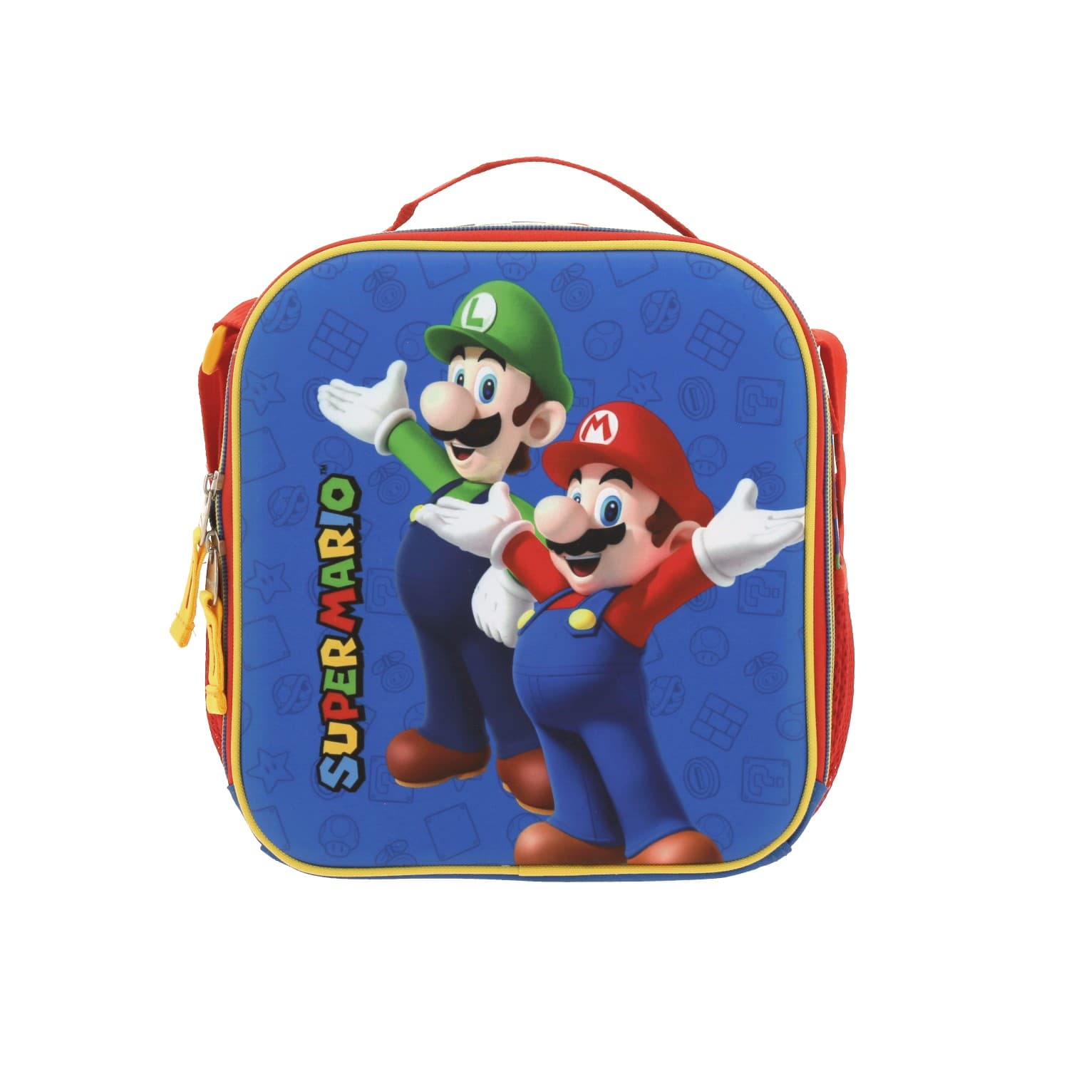 Lonchera escolar Mario Bros by Chenson azul térmica para niño, modelo MB65968-9