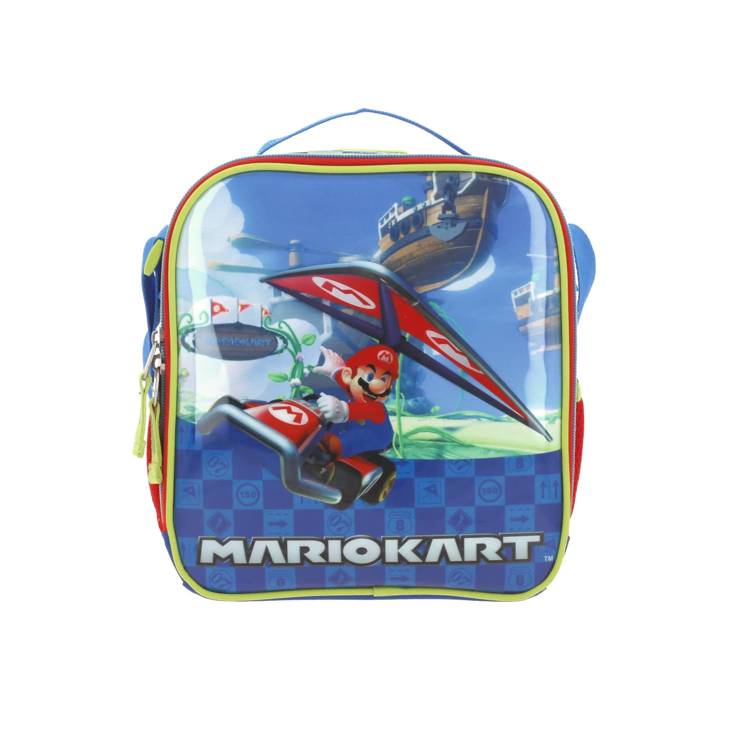 Lonchera escolar Mario Bros by Chenson azul térmica para niño - Duradera y divertida, modelo MB66136-9