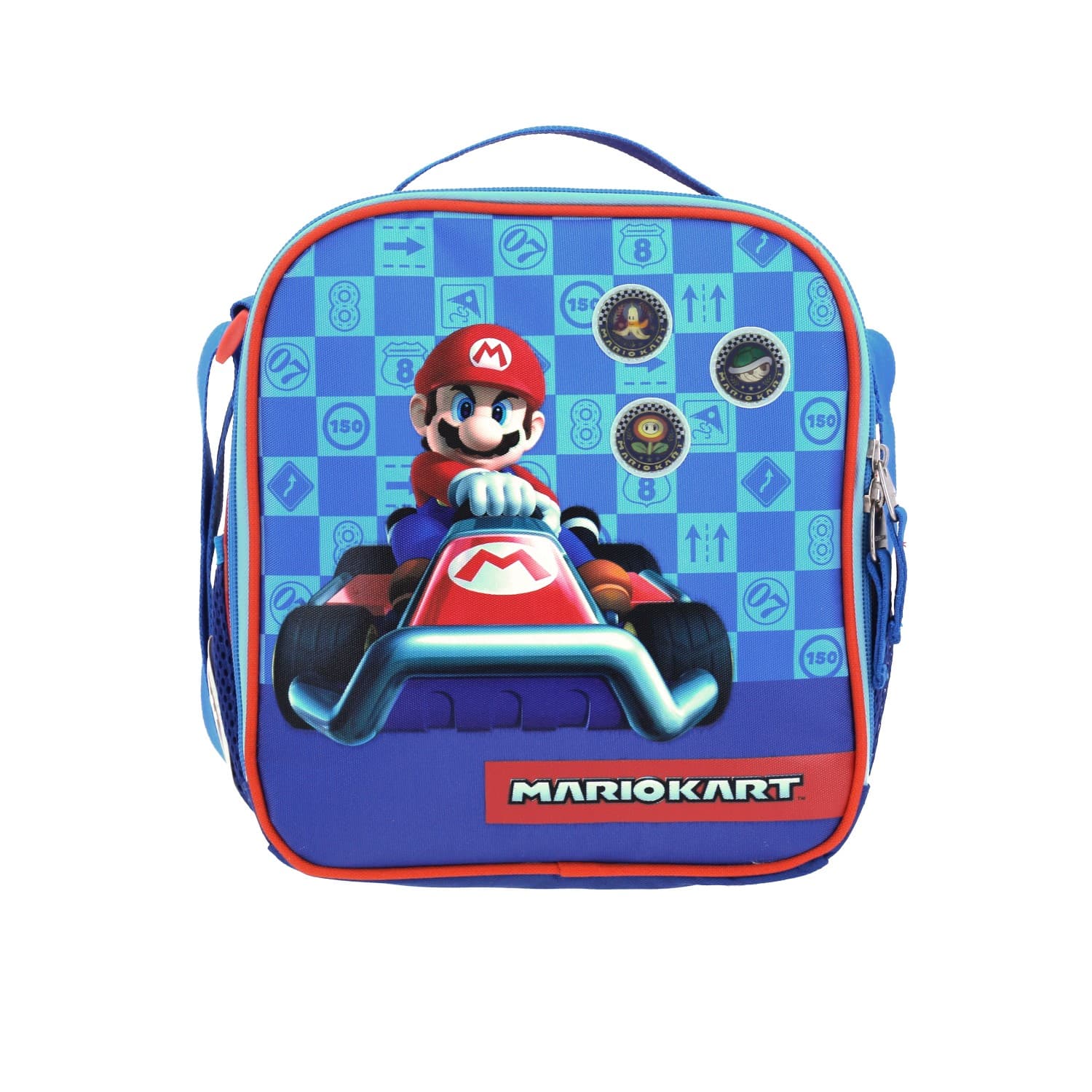 Lonchera escolar Mario Bros by Chenson roja térmica para niño, modelo MB66312-R