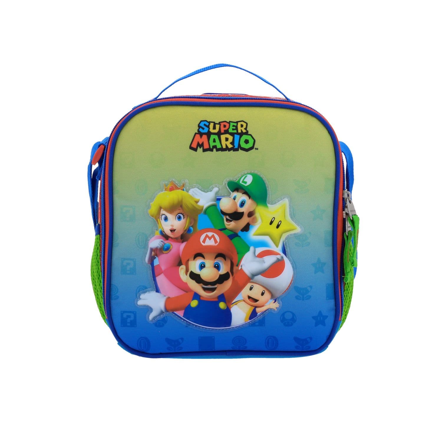 Lonchera escolar Mario Bros by Chenson roja térmica para niño - Divertida y segura, modelo MB66455-R