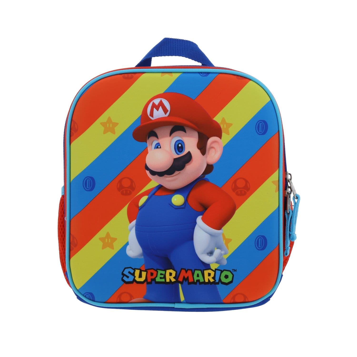 Lonchera escolar térmica Mario Bros by Chenson roja para niño, modelo MB66580-R