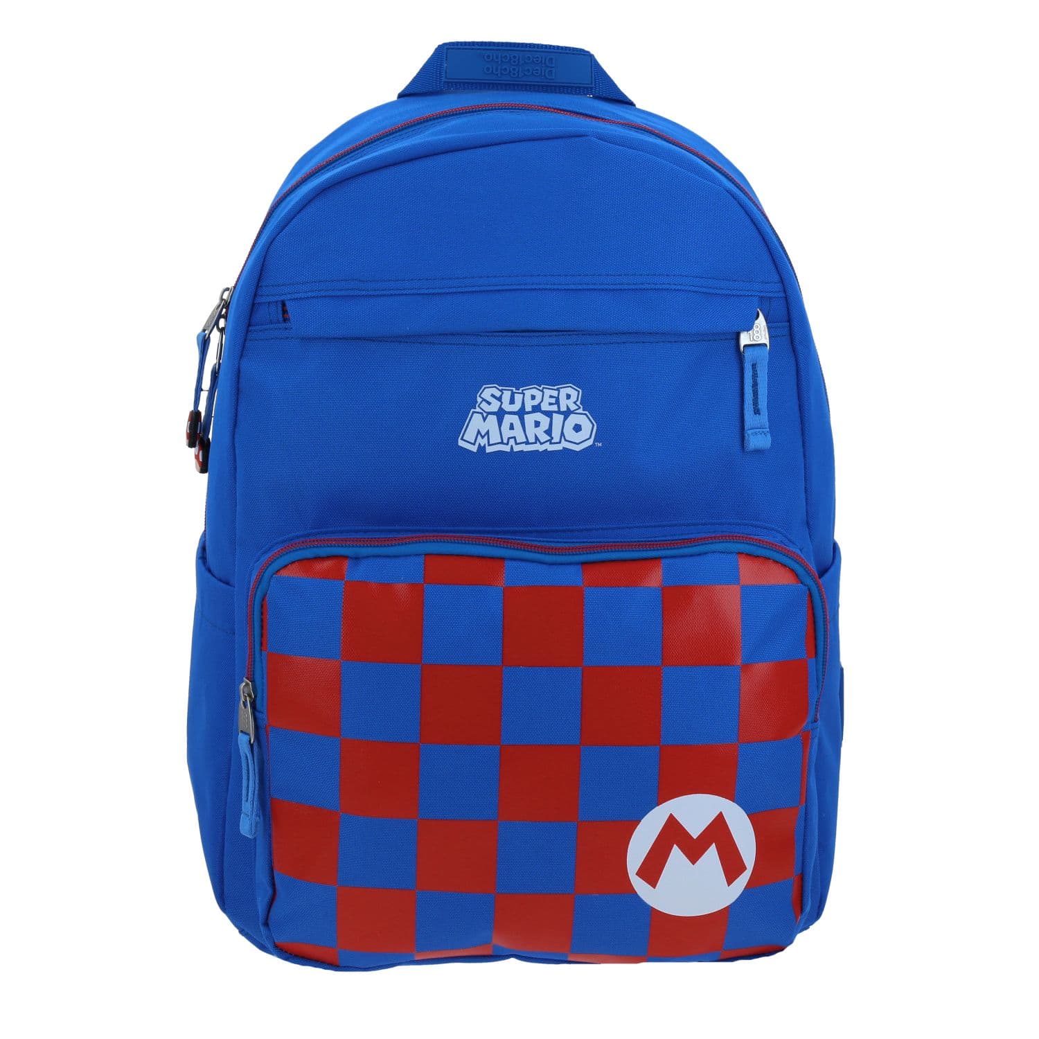 Mochila escolar para niño Mario Bros by Chenson azul con gran durabilidad, modelo MB70325-9