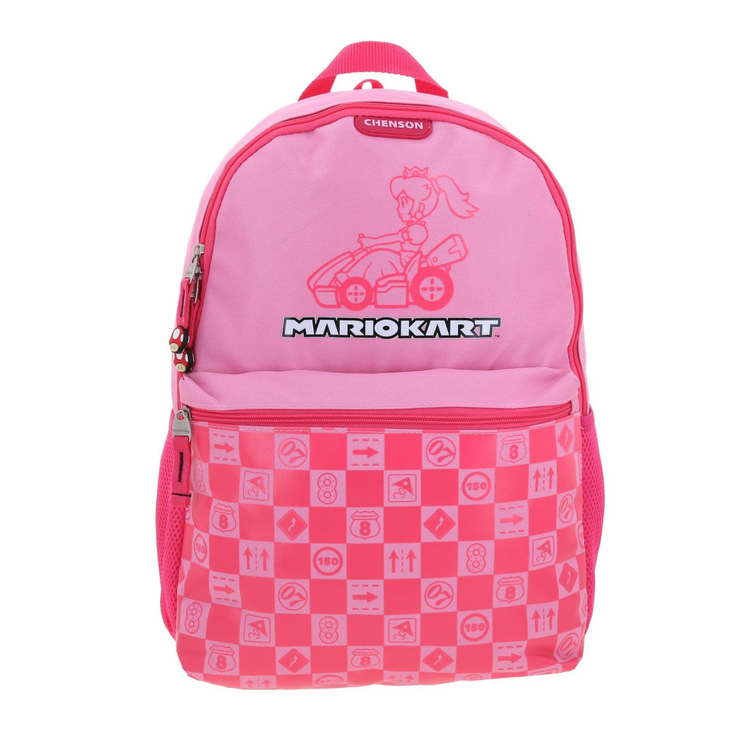 Mochila escolar para niña Mario Bros by Chenson Rosa Divertida, modelo MB70359-P