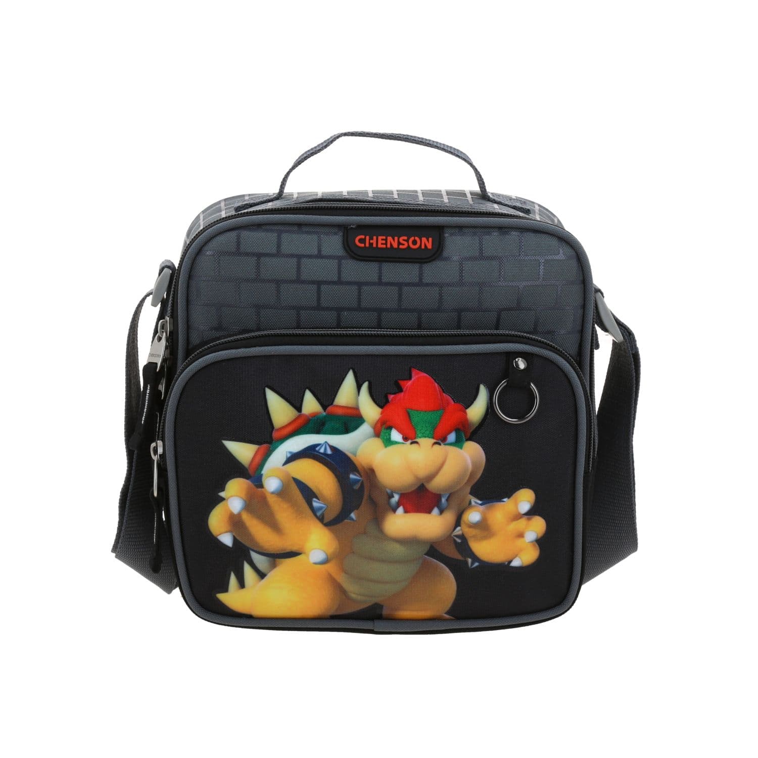 Lonchera Escolar Mario Bros Gris Térmica para Niño | Chenson, modelo MB70981-2