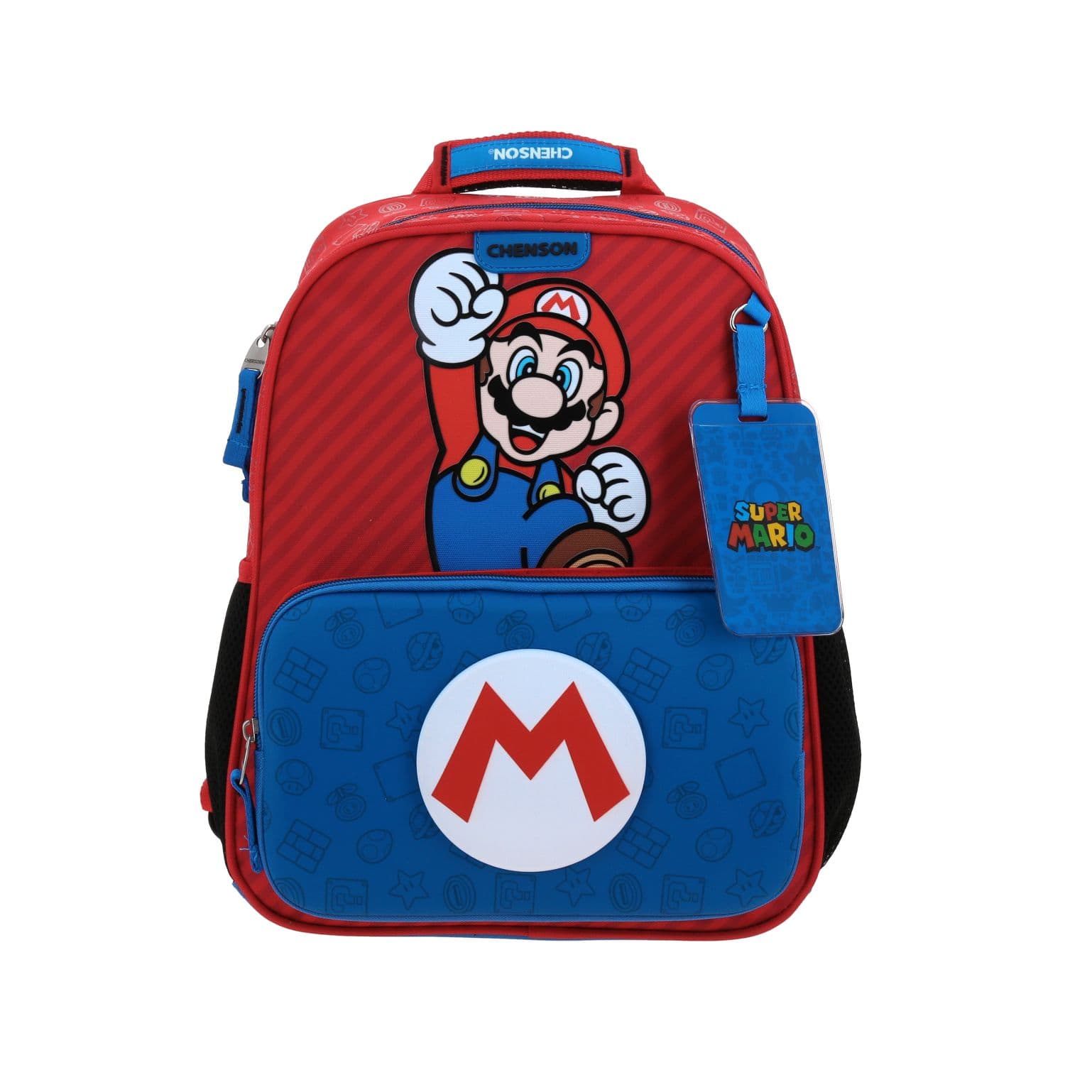 Mochila Kinder Mario Bros Azul Chenson | Niño, modelo MB71108-9