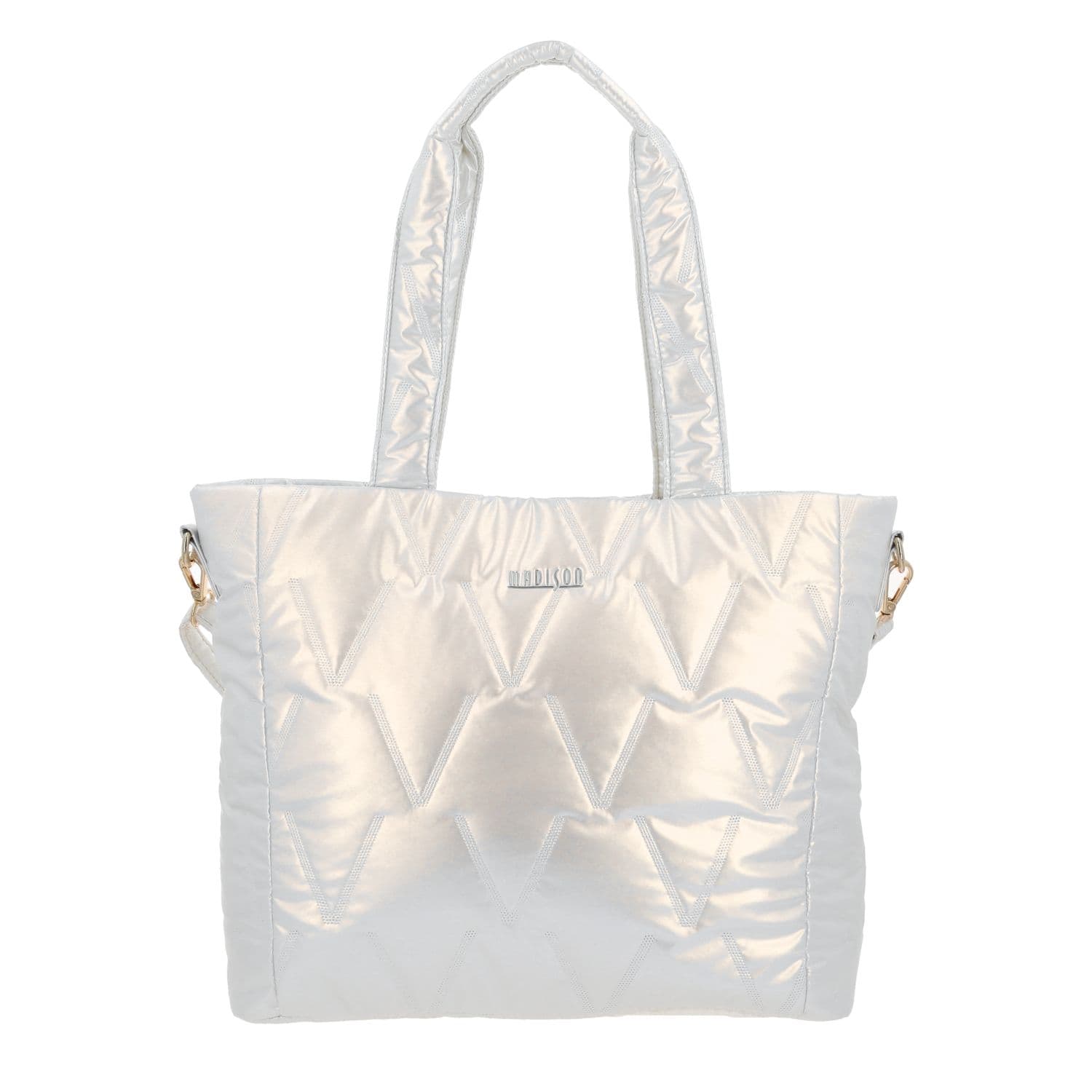 Bolsa Grande Madison Blanco para Dama - Tote Casual y Funcional, modelo MD24070-W