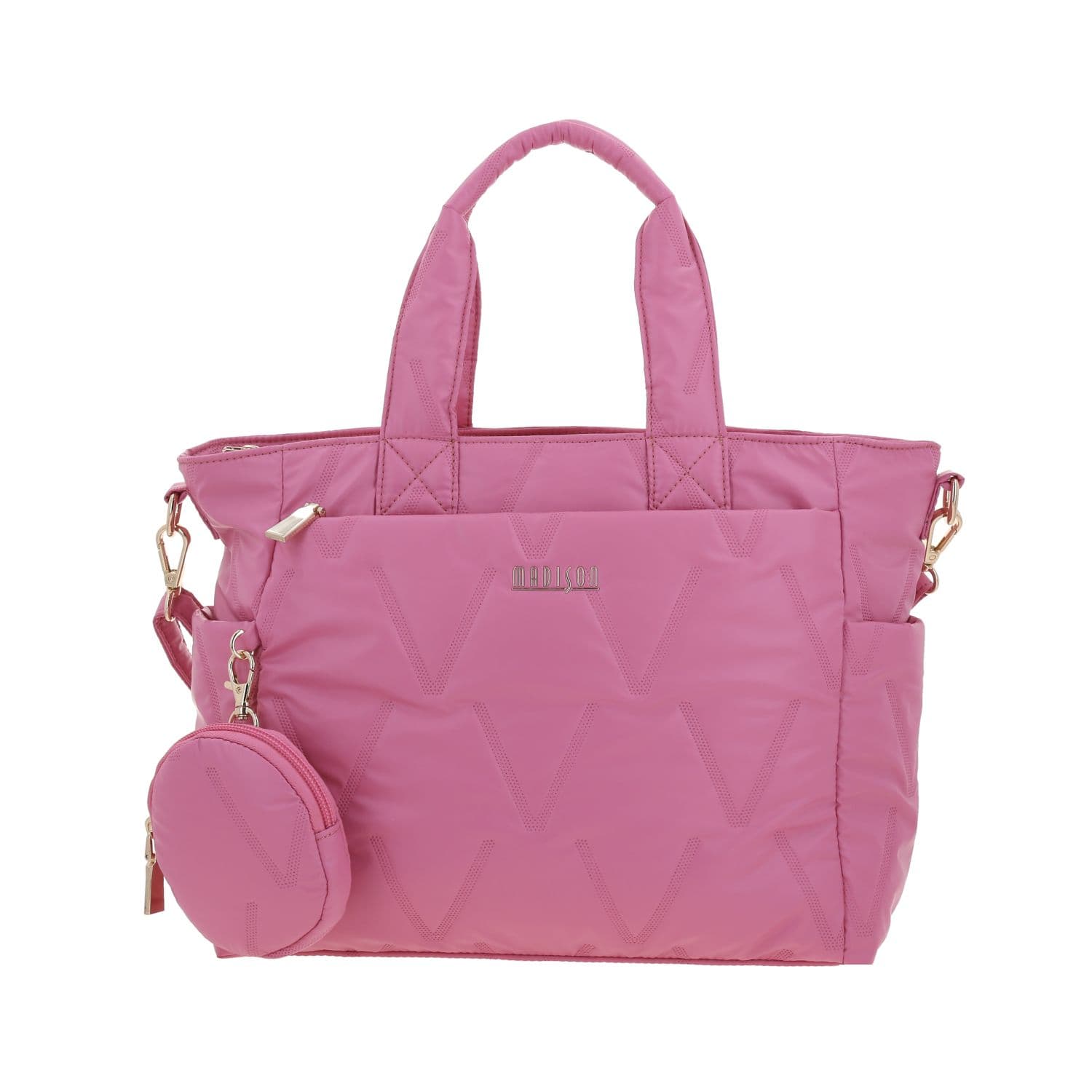 Bolsa de Mano Rosa Madison by Chenson | Bolso para Dama con Cierre, modelo MD24071-P