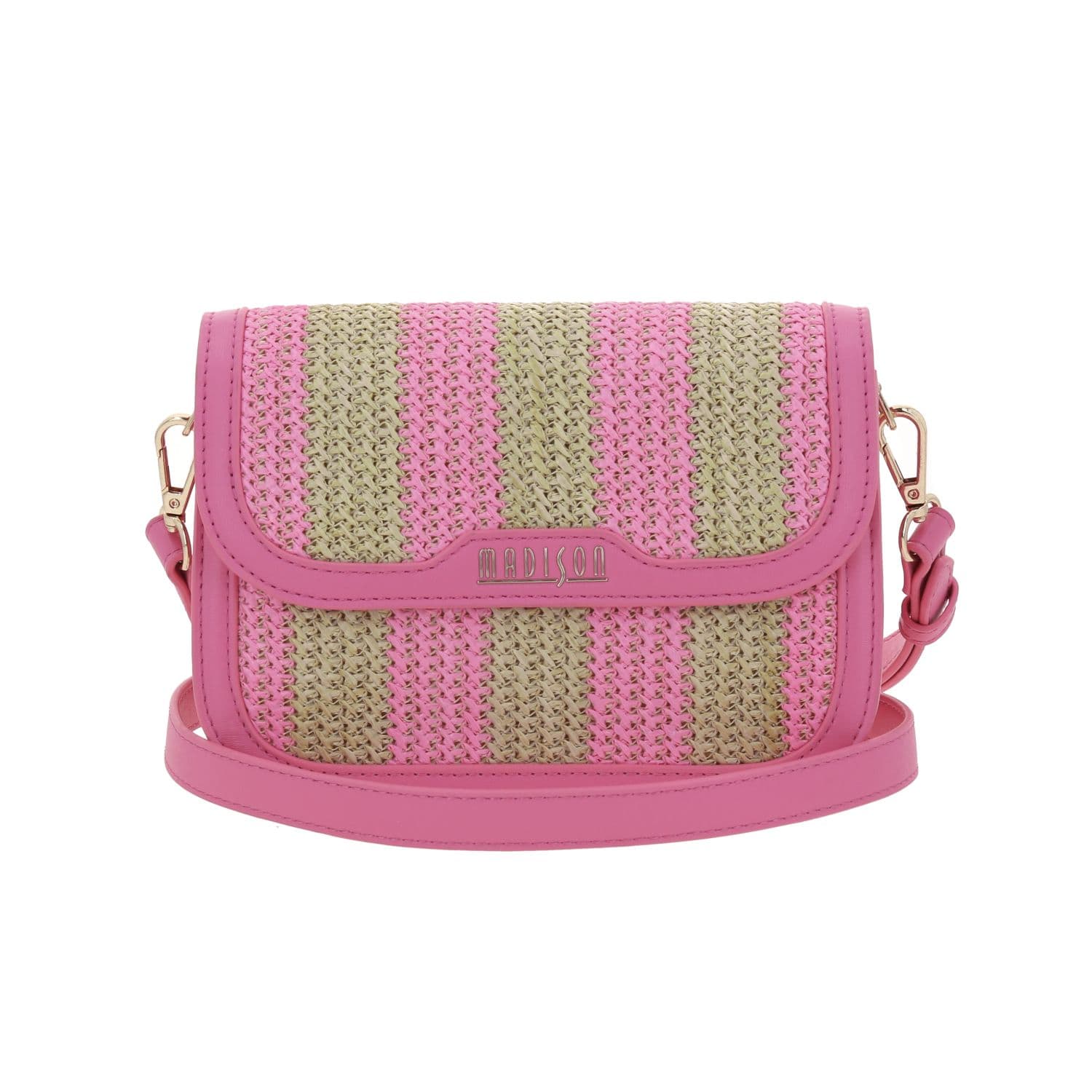 Bolsa de Lado para Dama Madison by Chenson Rosa con Doble Compartimento, modelo MD25011-P