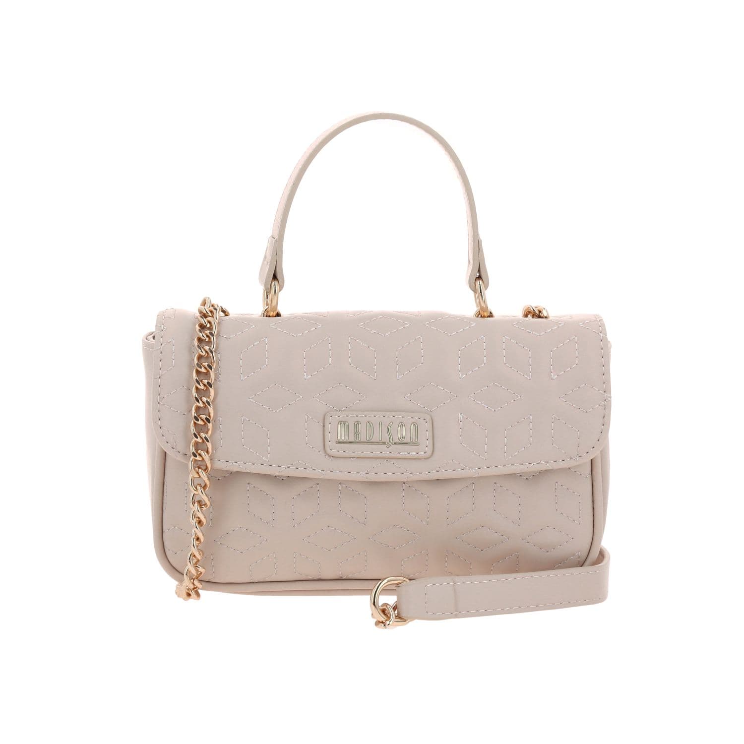 Bolsa de Lado para Dama Madison by Chenson Beige con Diseño Funcional, modelo MD25101-E