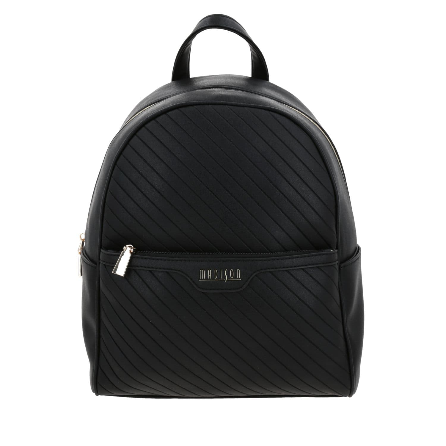 Mochila para dama Madison by Chenson negra con diseño moderno y funcional, modelo MD25102-3