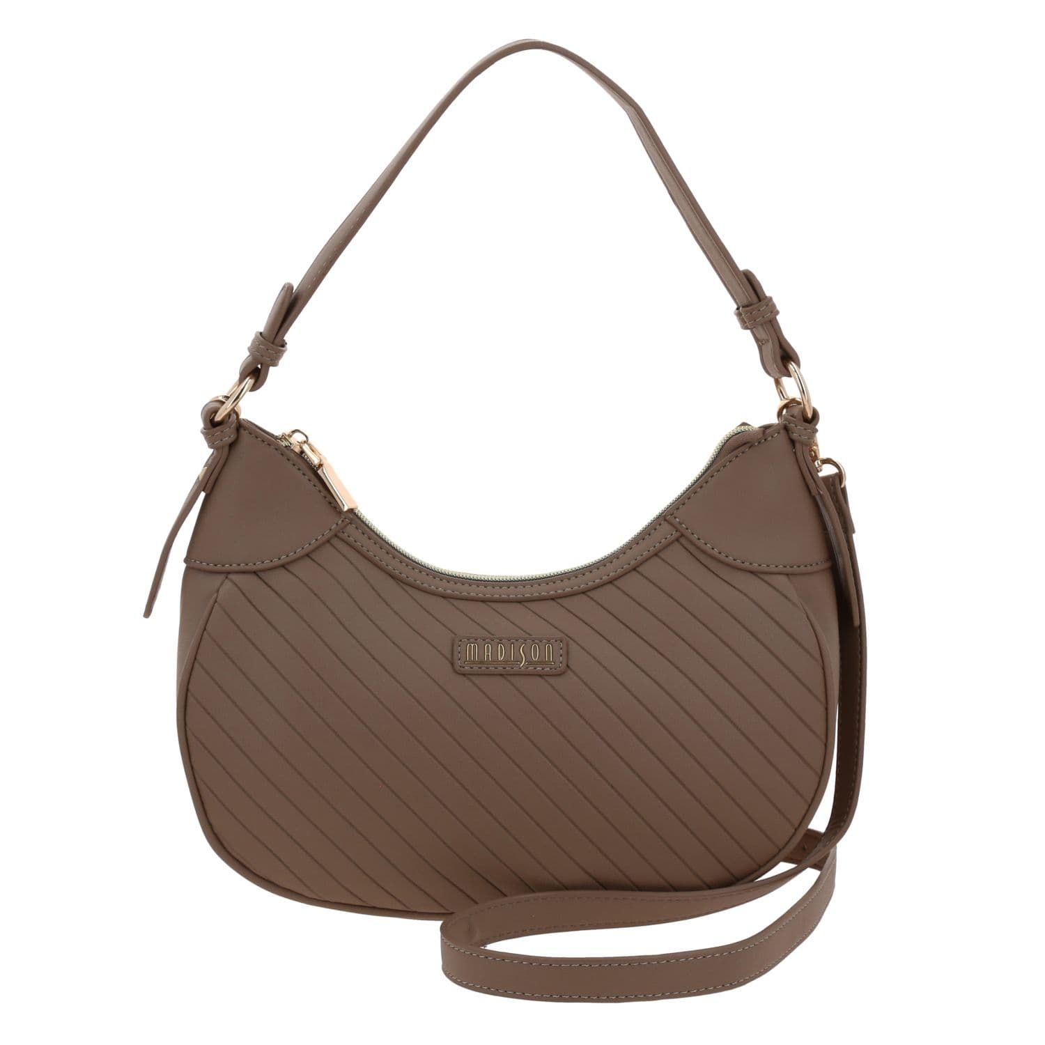 Bolsa de Mano para Dama Madison by Chenson Café - Estilo y Funcionalidad, modelo MD25104-B