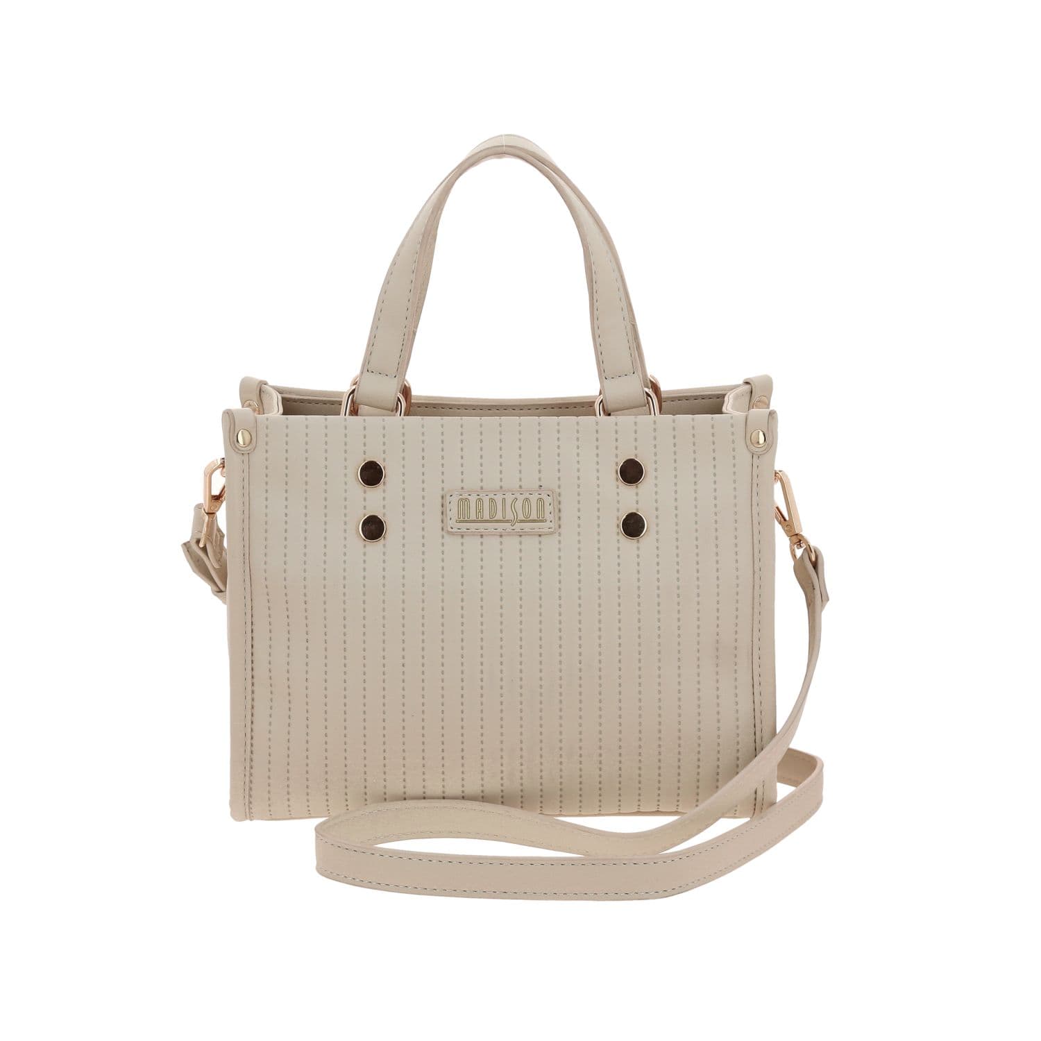 Bolsa de Mano para Dama Madison by Chenson Beige Elegante y Funcional, modelo MD25106-E